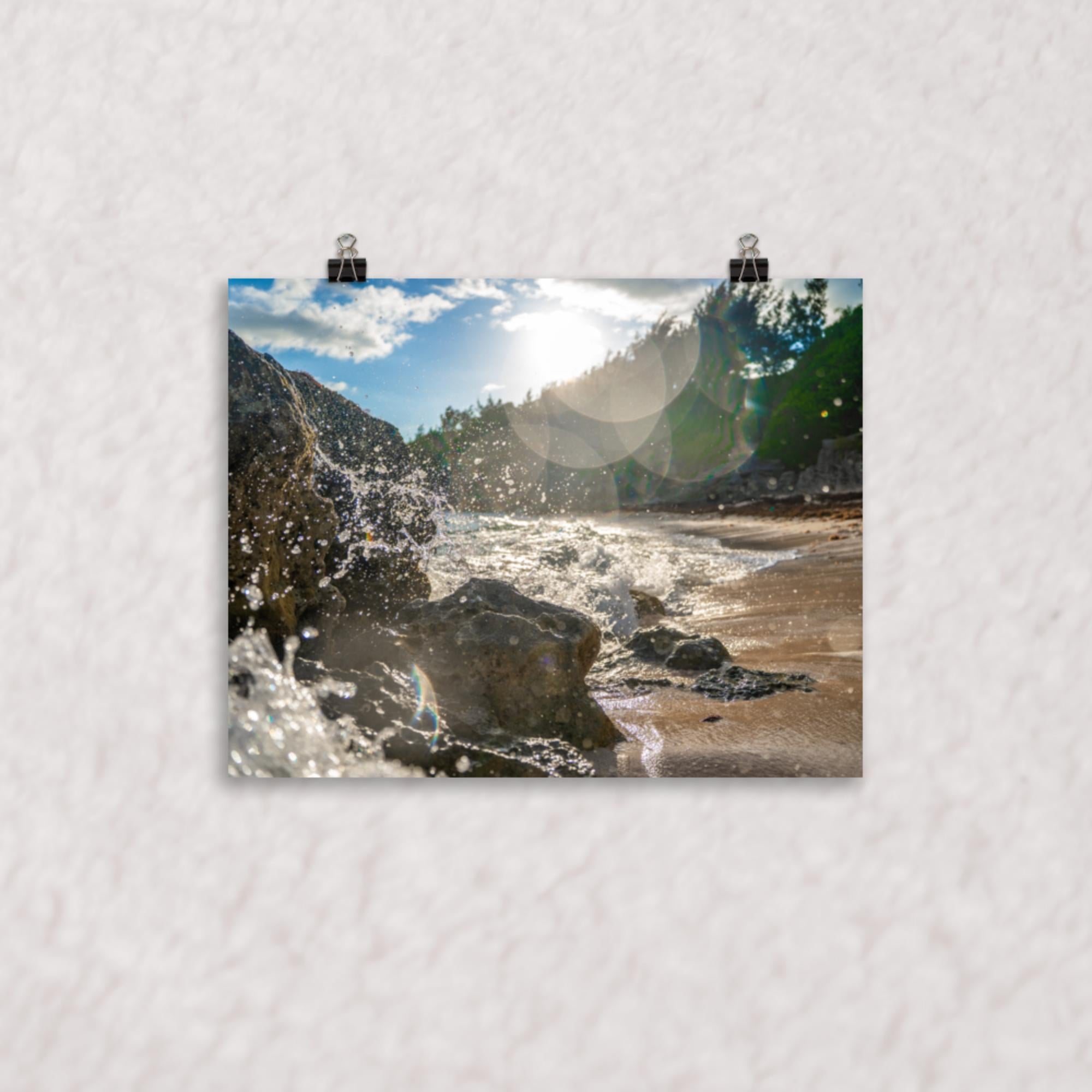 Shimmering Surge Poster