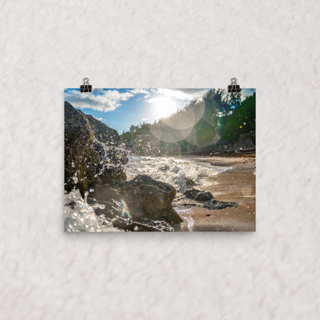 Shimmering Surge Poster