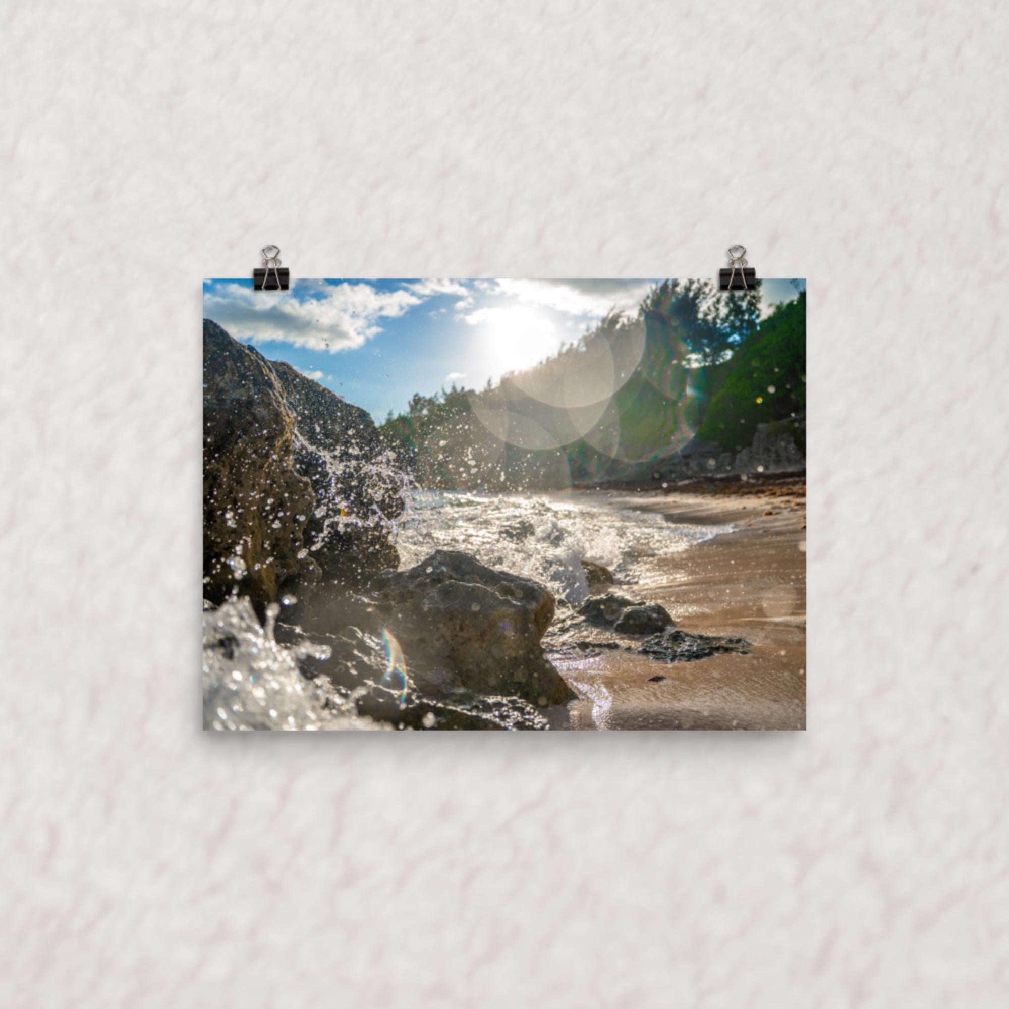 Shimmering Surge Poster