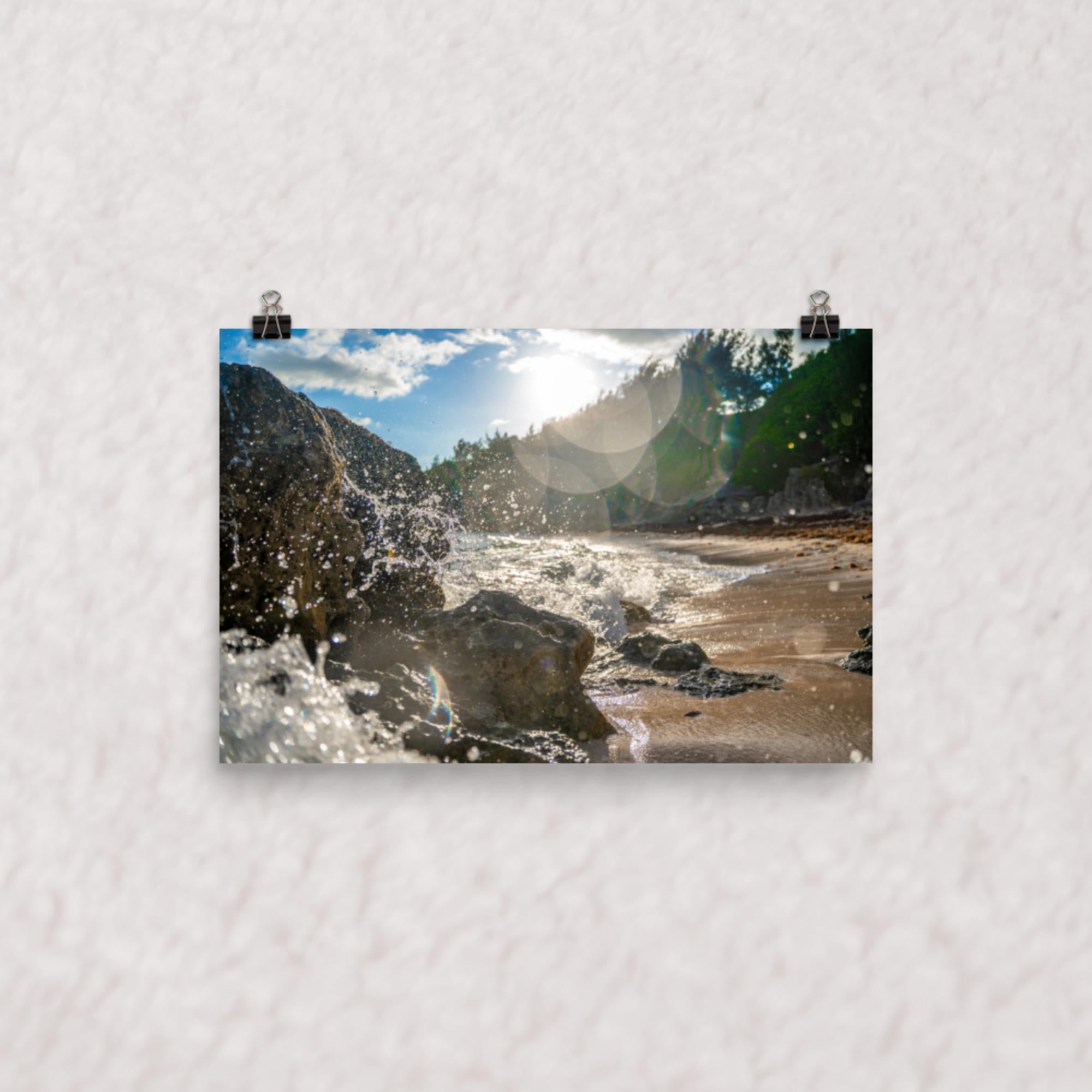 Shimmering Surge Poster