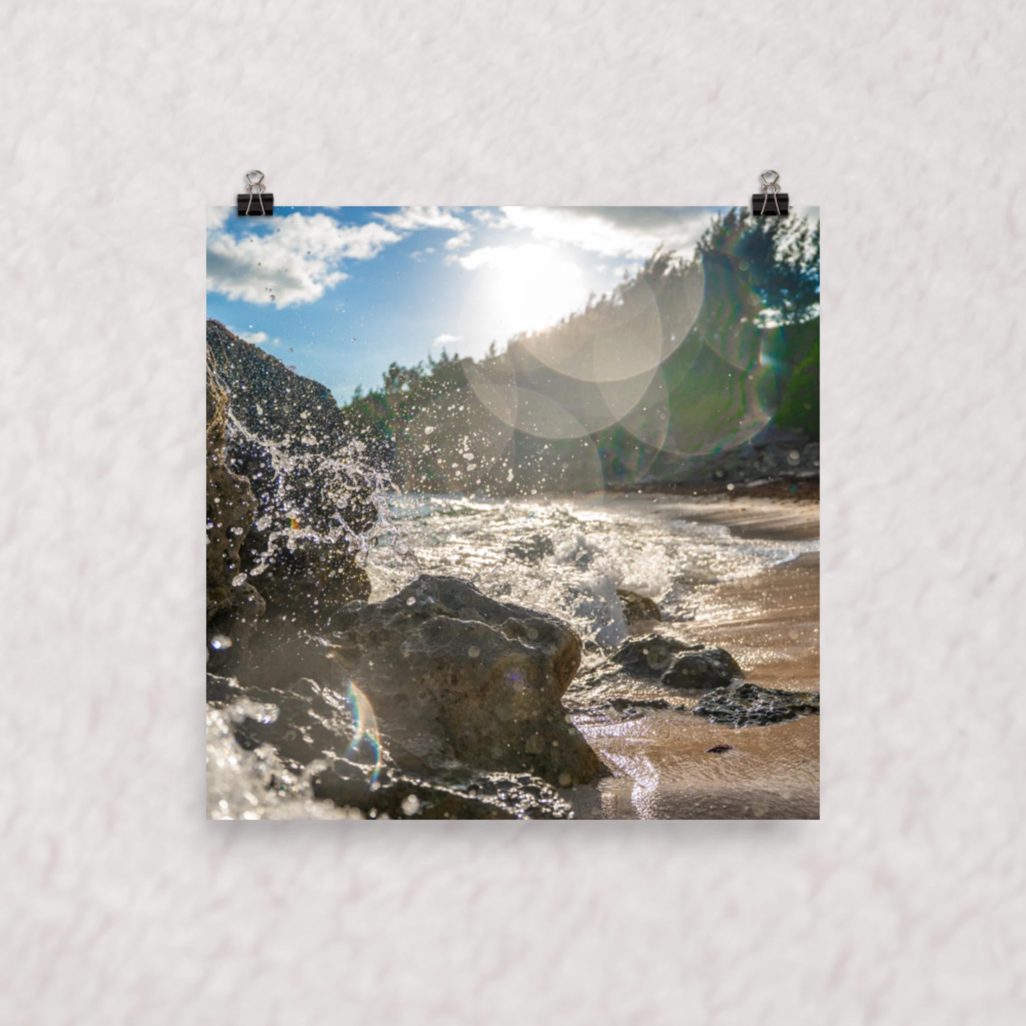 Shimmering Surge Poster