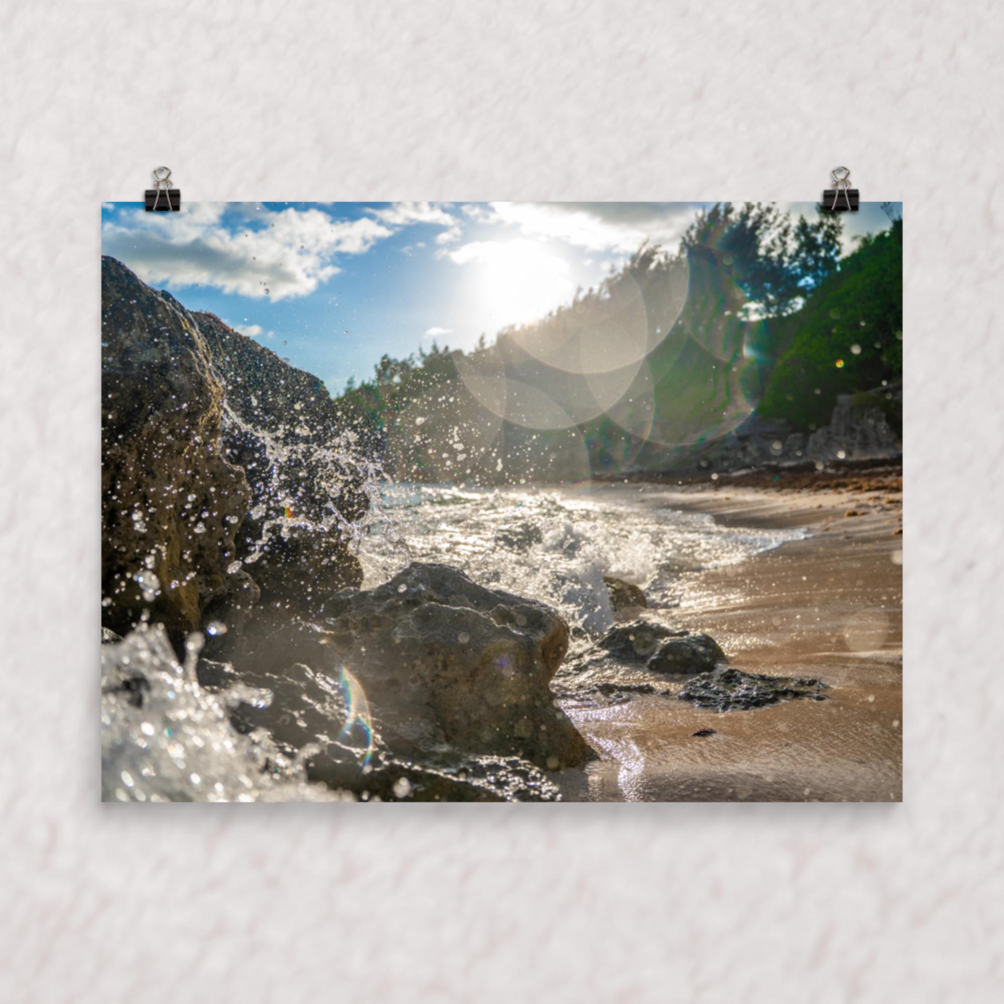 Shimmering Surge Poster