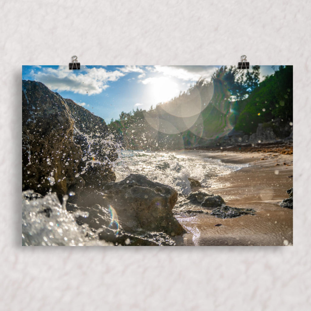 Shimmering Surge Poster