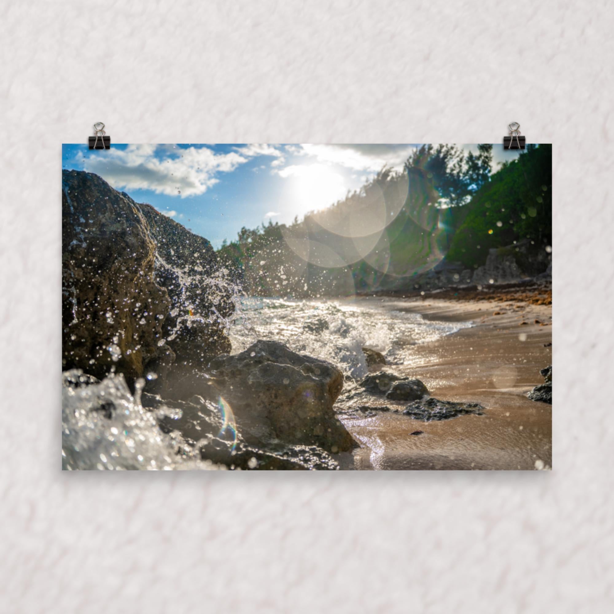 Shimmering Surge Poster