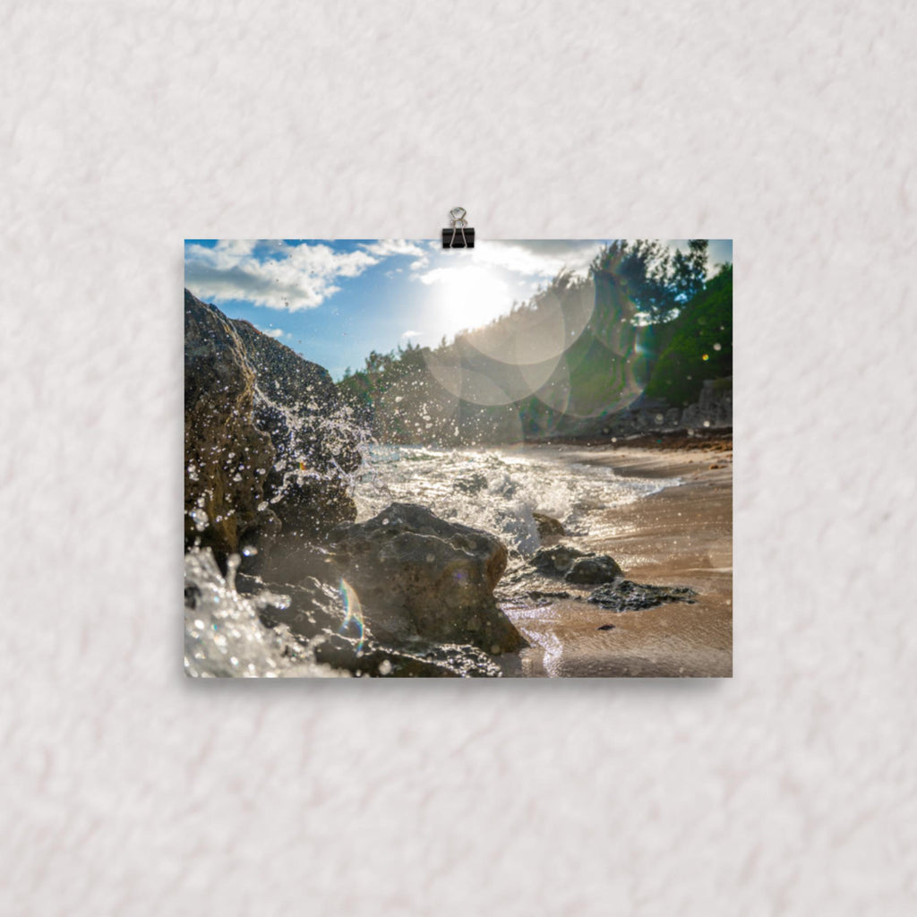 Shimmering Surge Poster