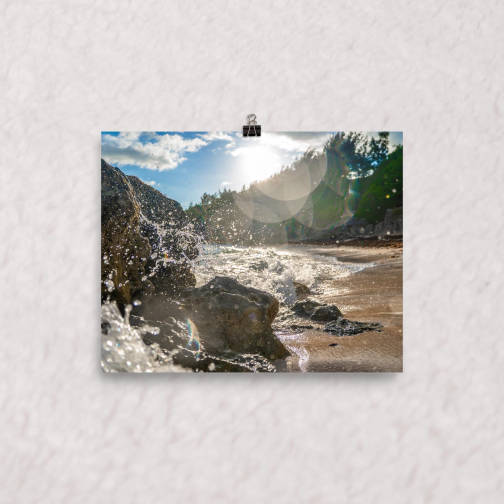 Shimmering Surge Poster