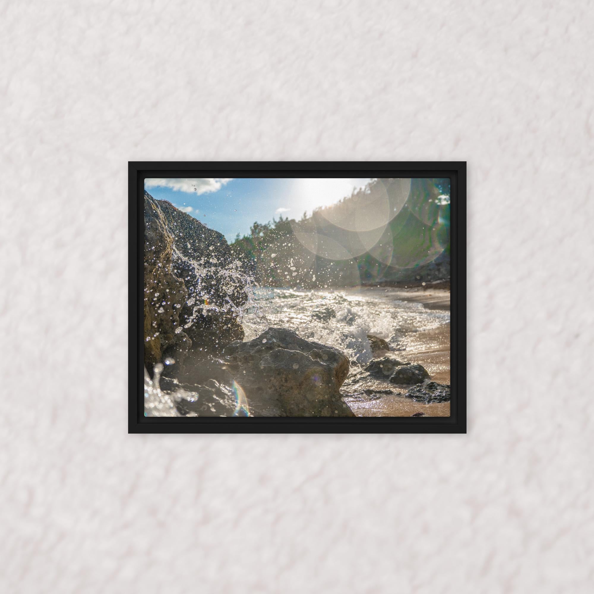 Shimmering Surge (Framed)