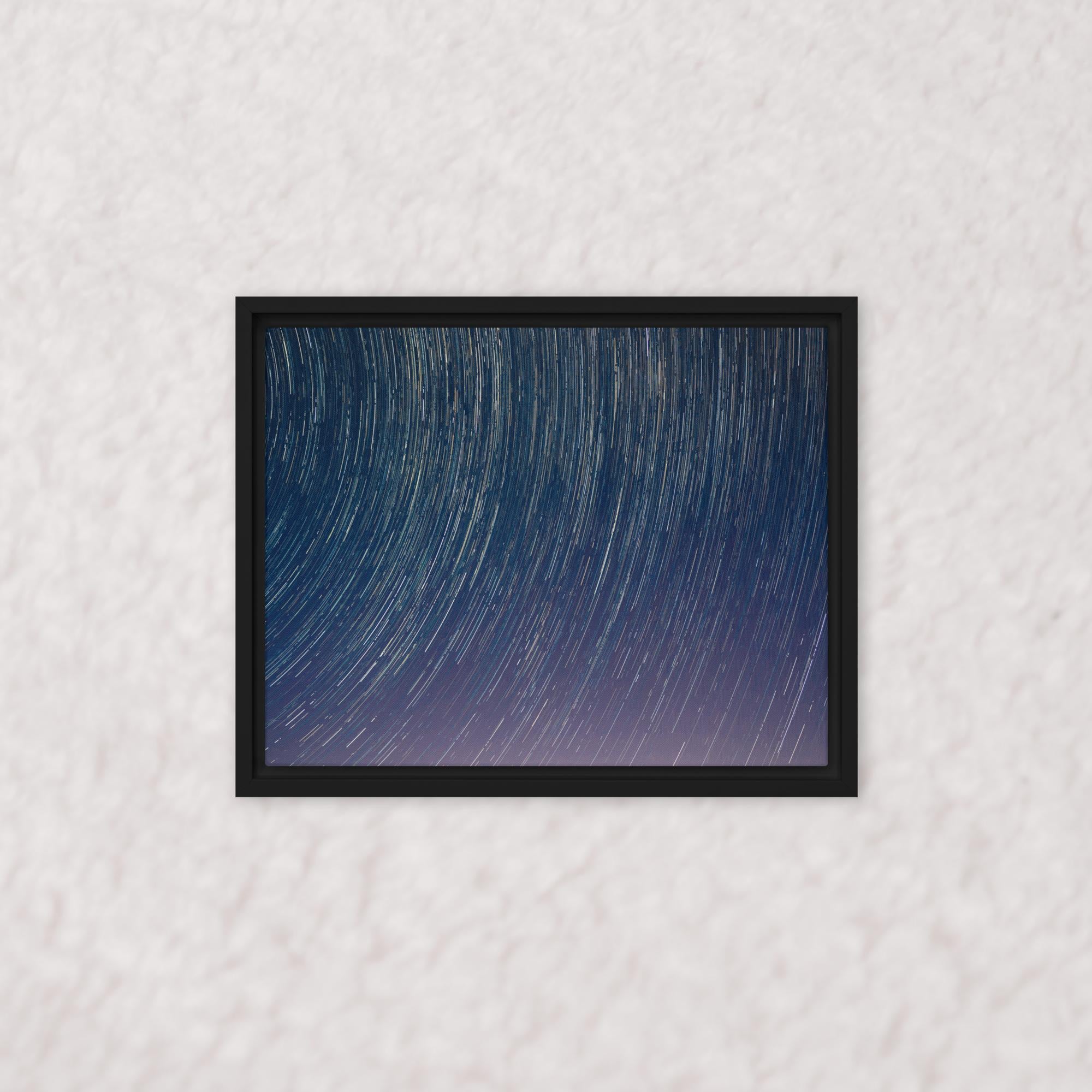 Midnight Spirals (Framed)