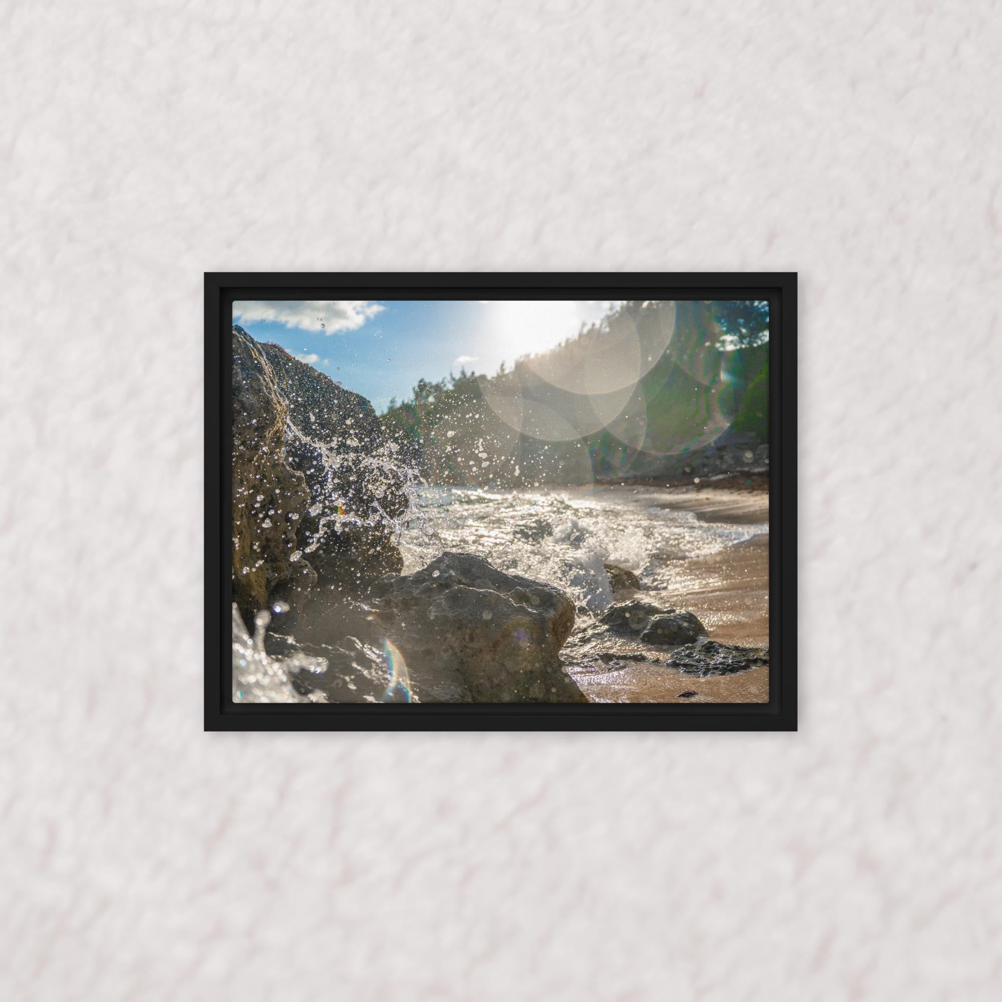 Shimmering Surge (Framed)