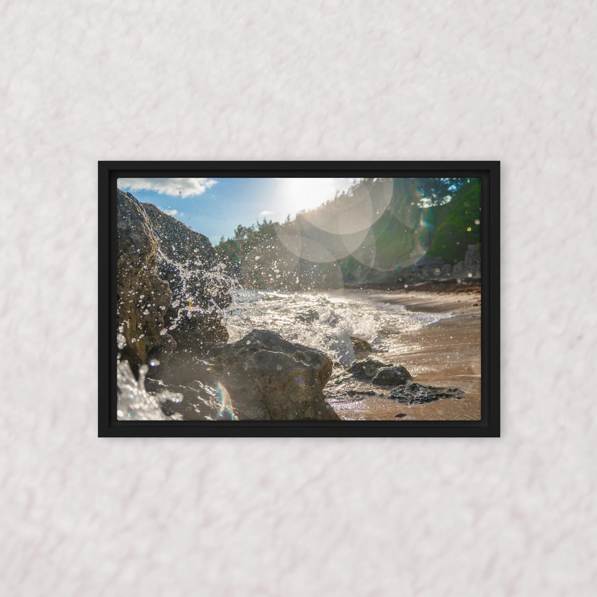 Shimmering Surge (Framed)