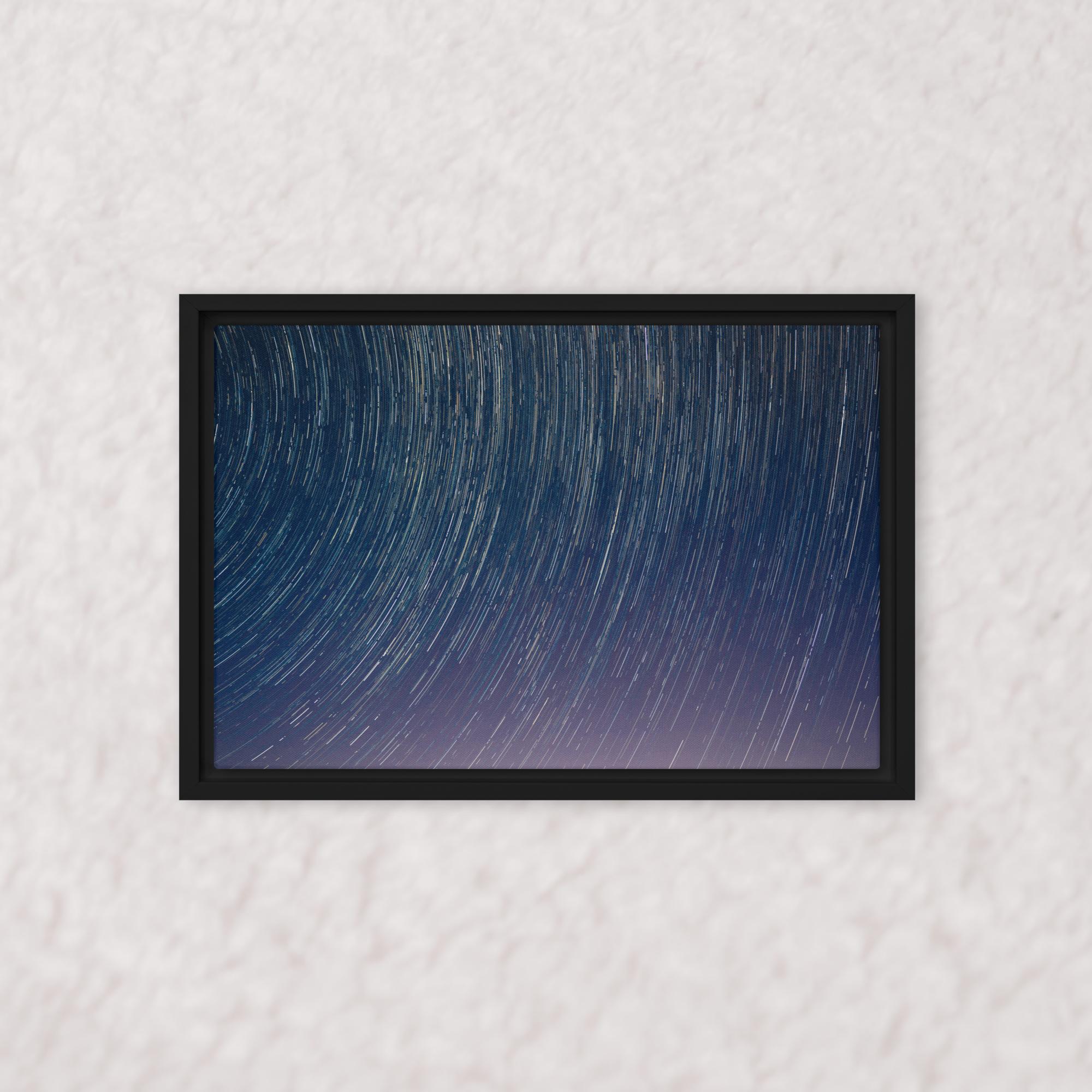 Midnight Spirals (Framed)