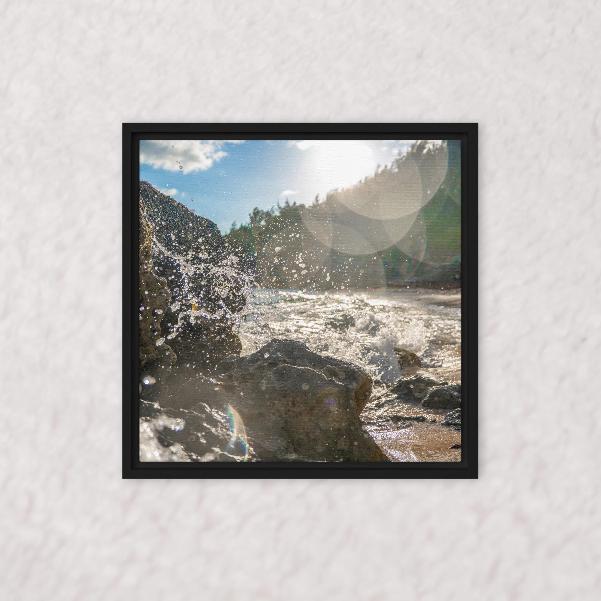 Shimmering Surge (Framed)