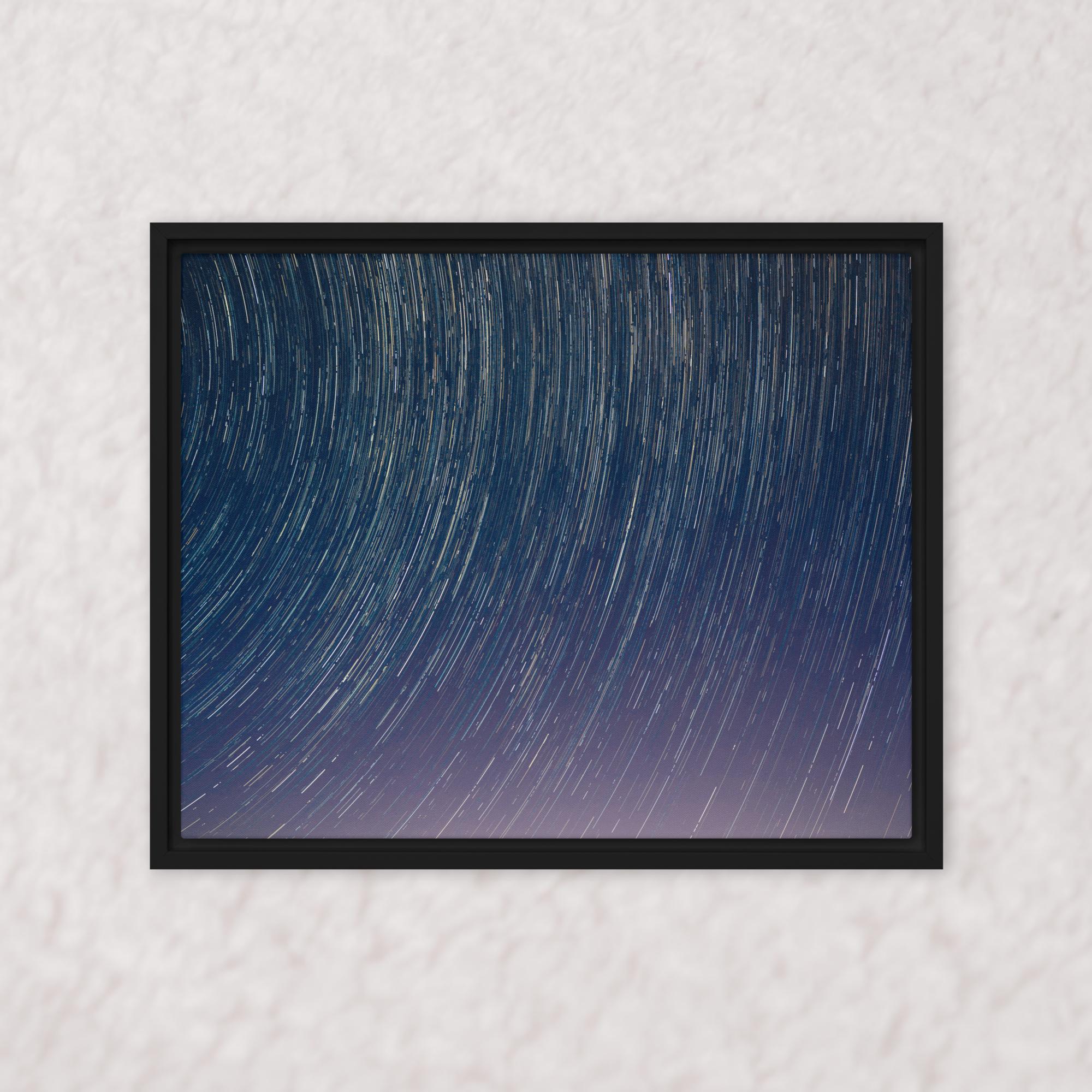 Midnight Spirals (Framed)
