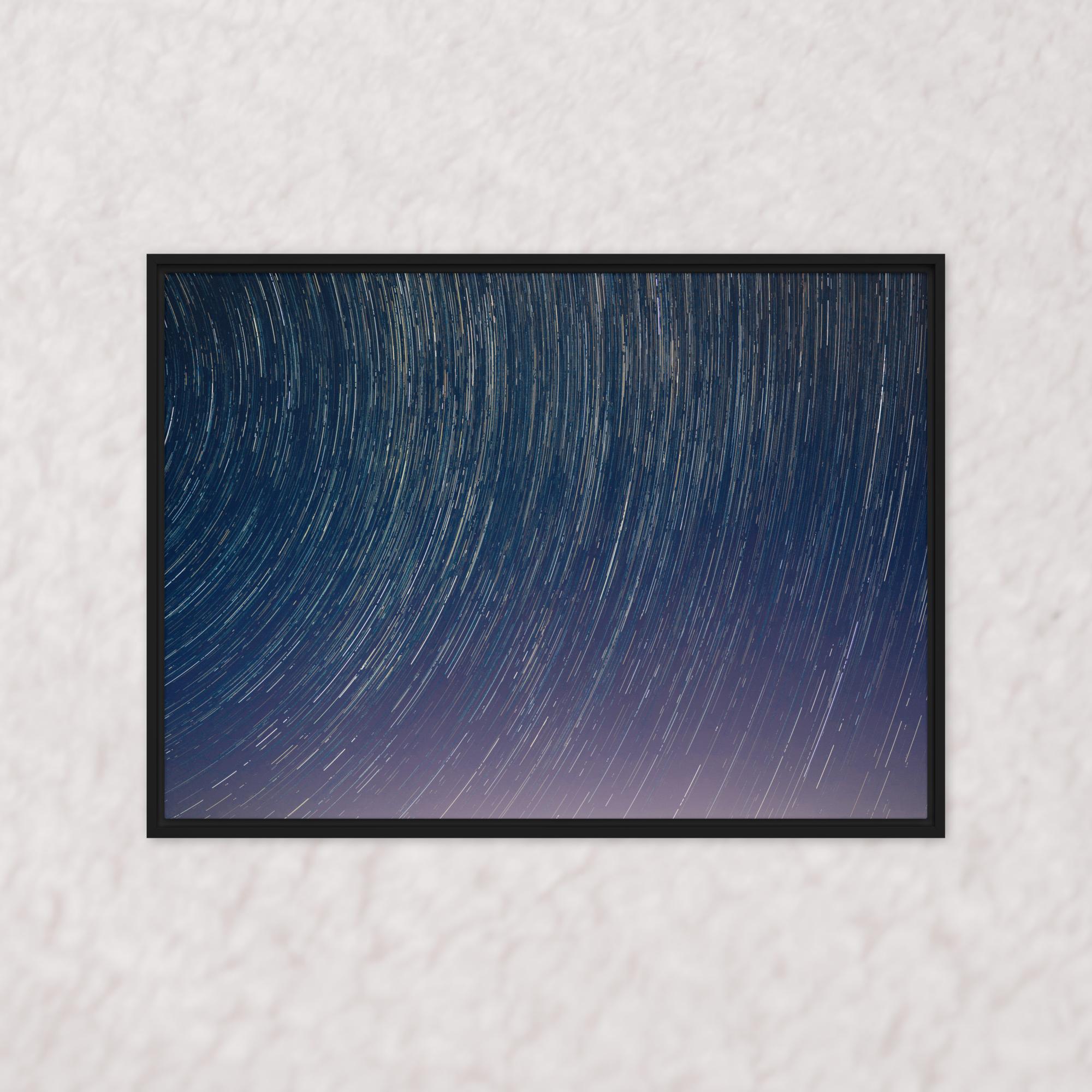 Midnight Spirals (Framed)