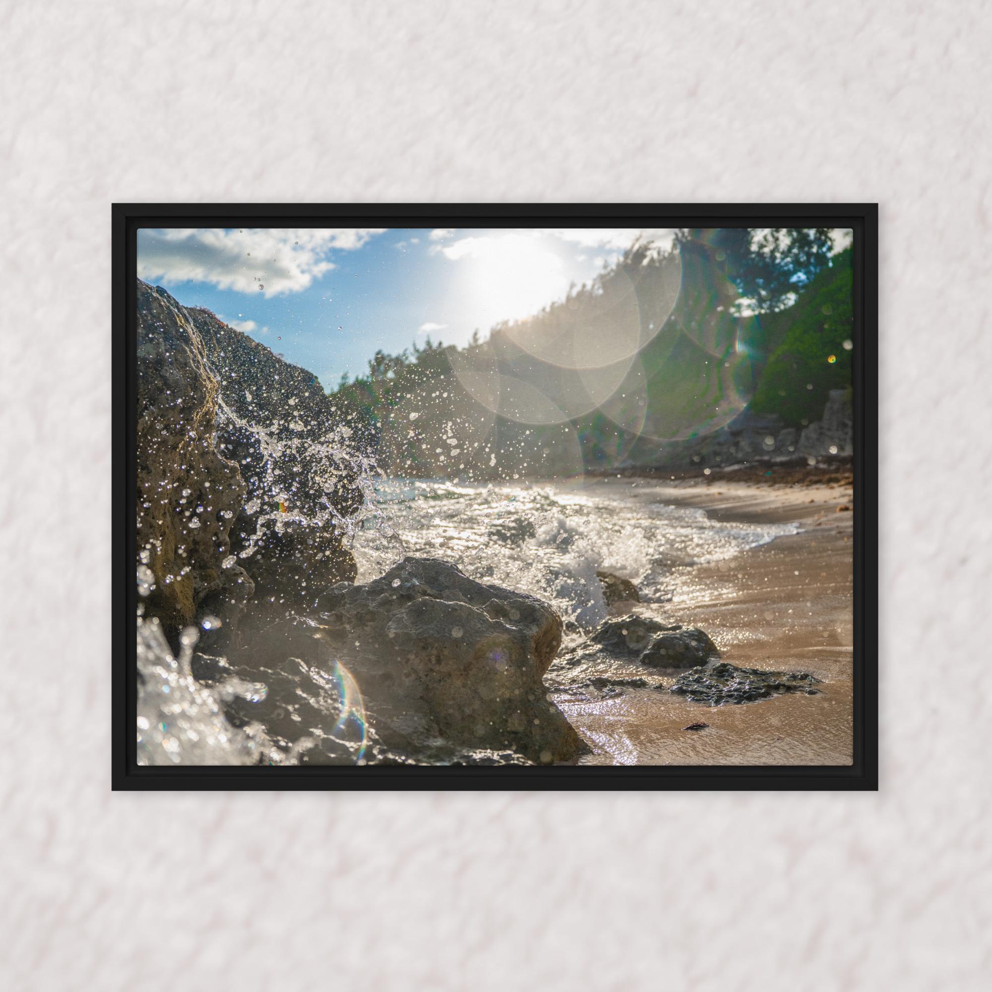 Shimmering Surge (Framed)