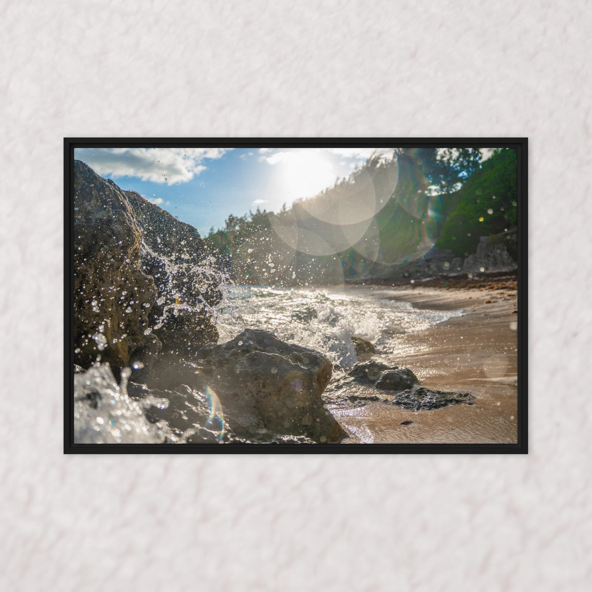 Shimmering Surge (Framed)