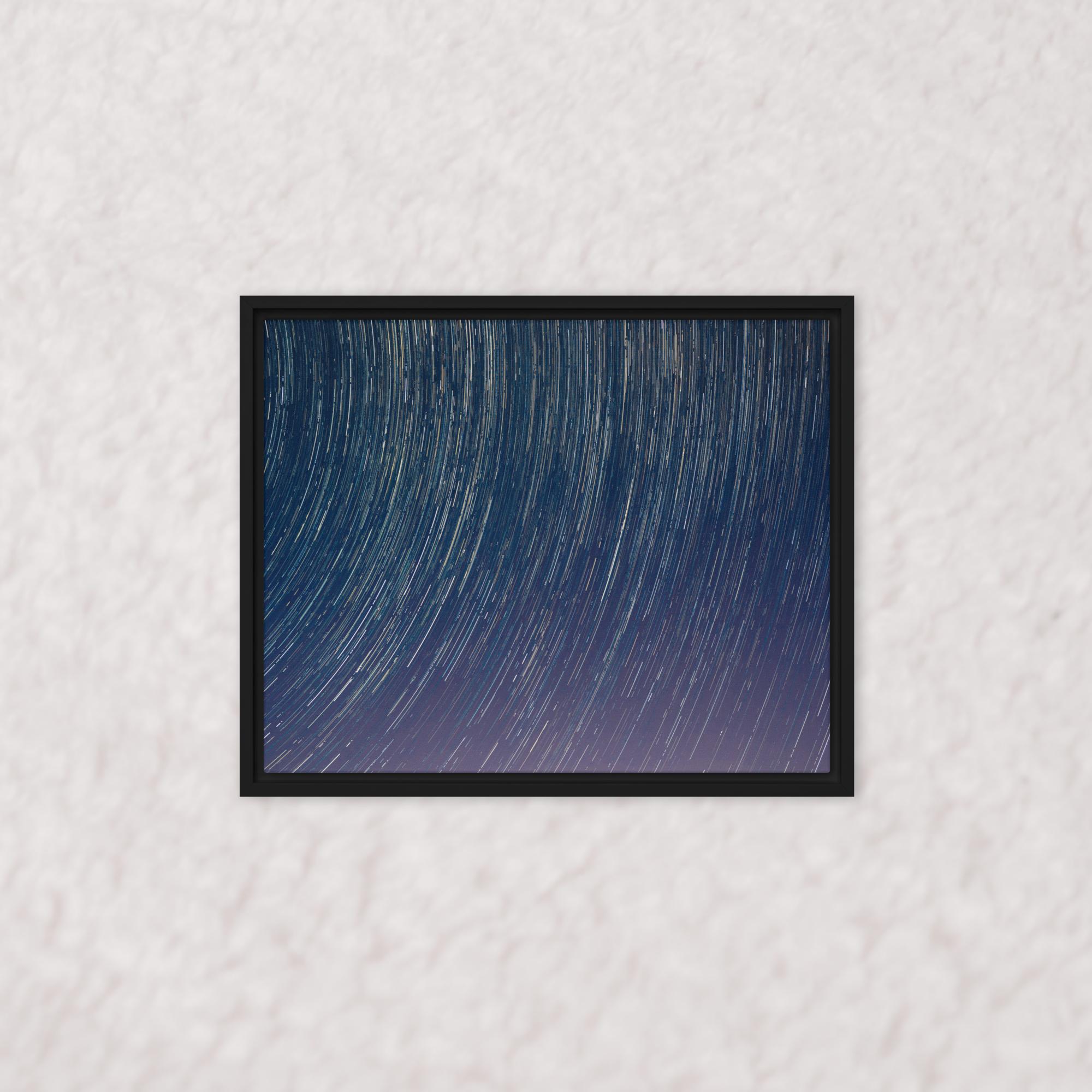 Midnight Spirals (Framed)