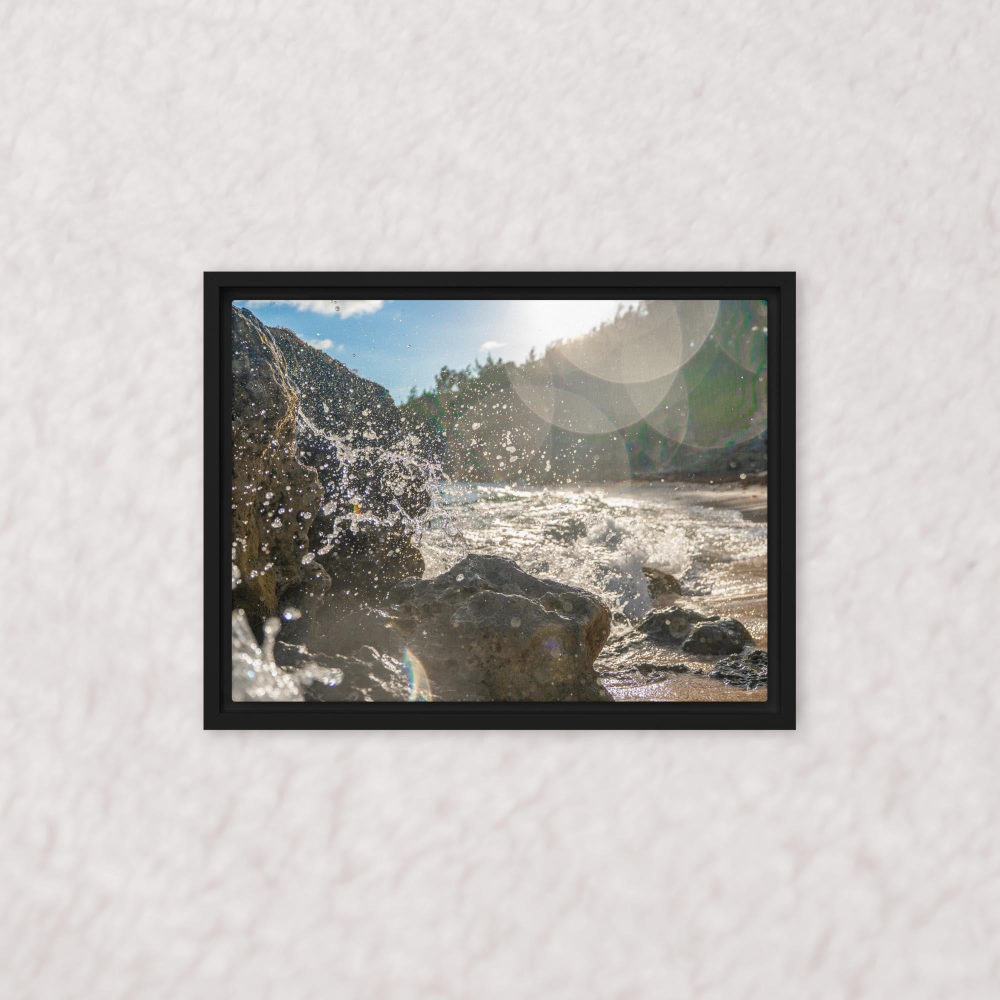 Shimmering Surge (Framed)