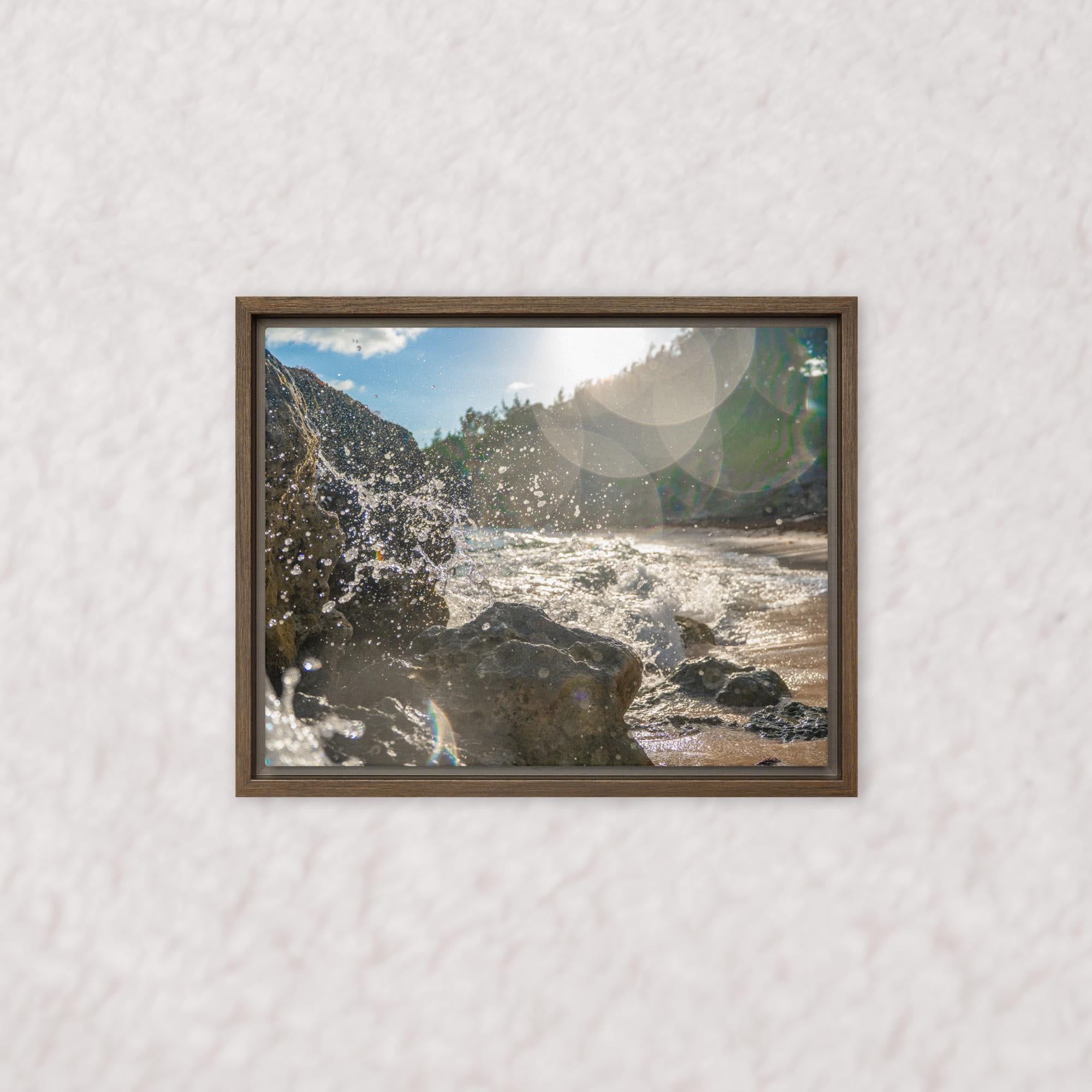 Shimmering Surge (Framed)