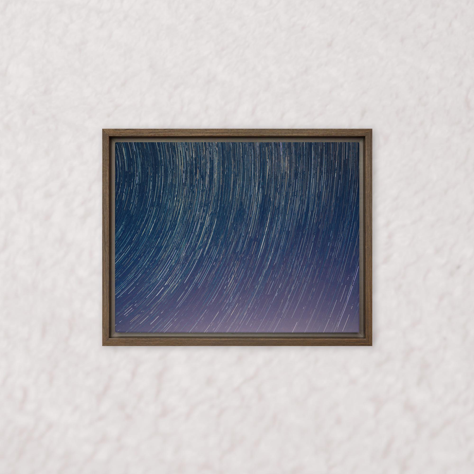 Midnight Spirals (Framed)