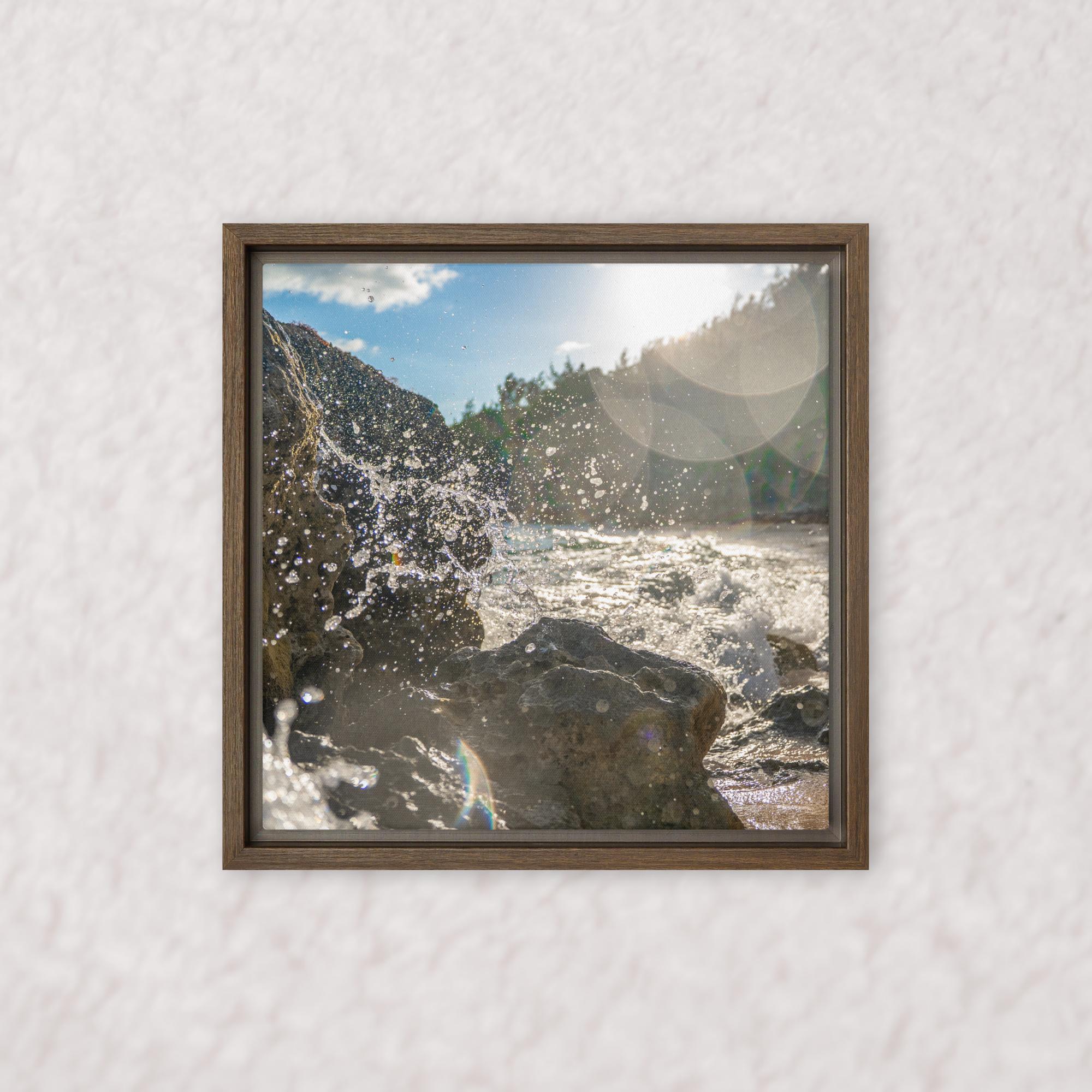 Shimmering Surge (Framed)