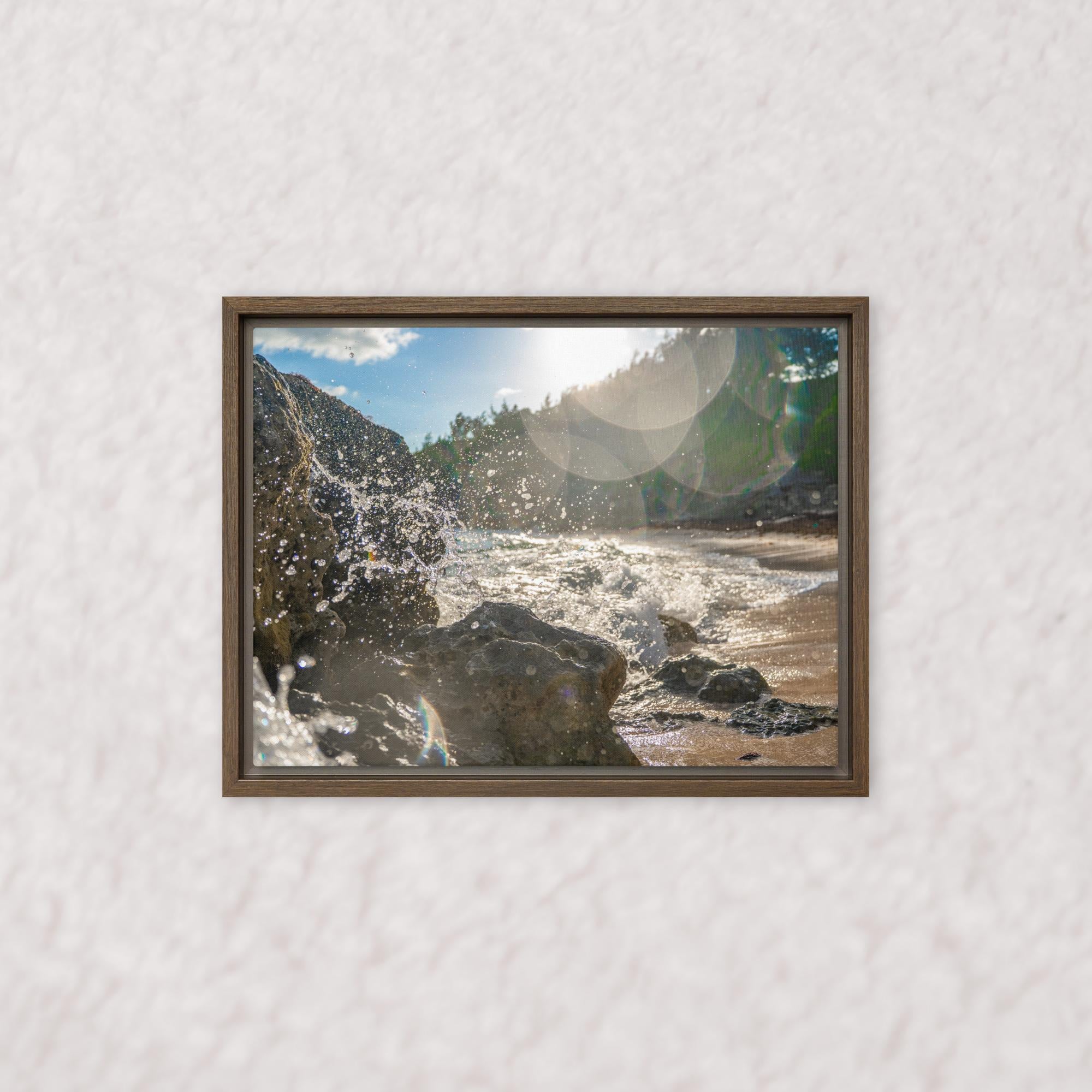 Shimmering Surge (Framed)