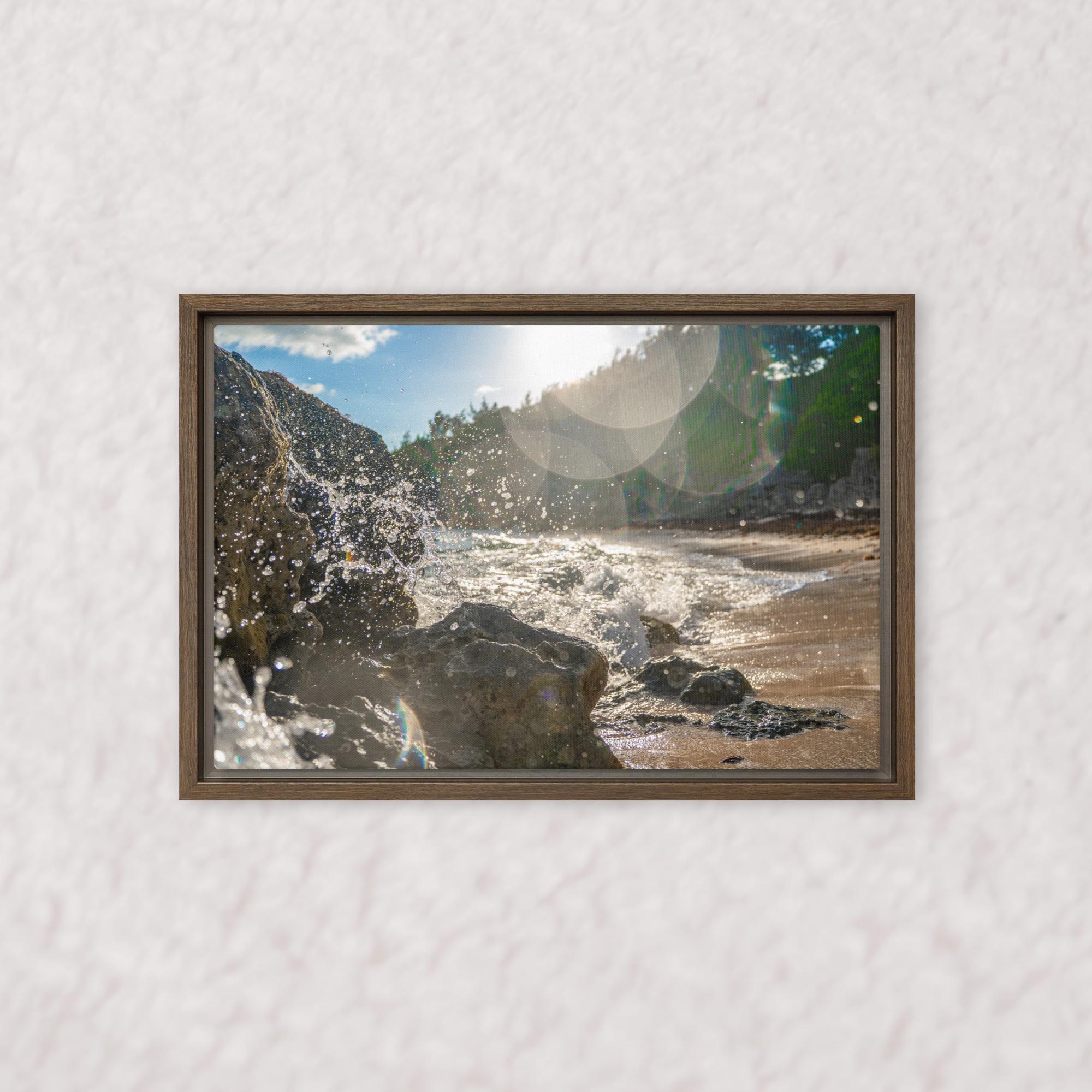 Shimmering Surge (Framed)