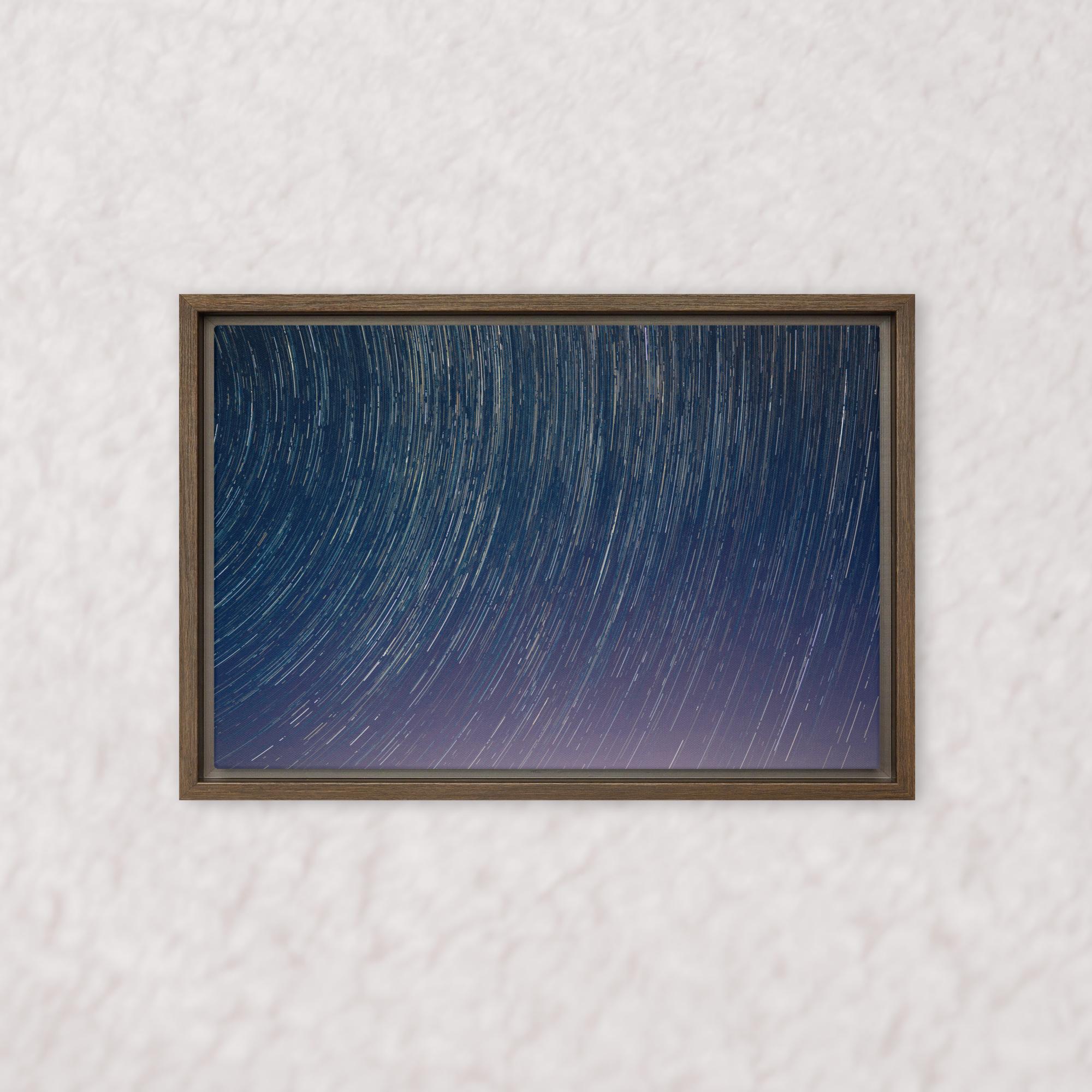 Midnight Spirals (Framed)