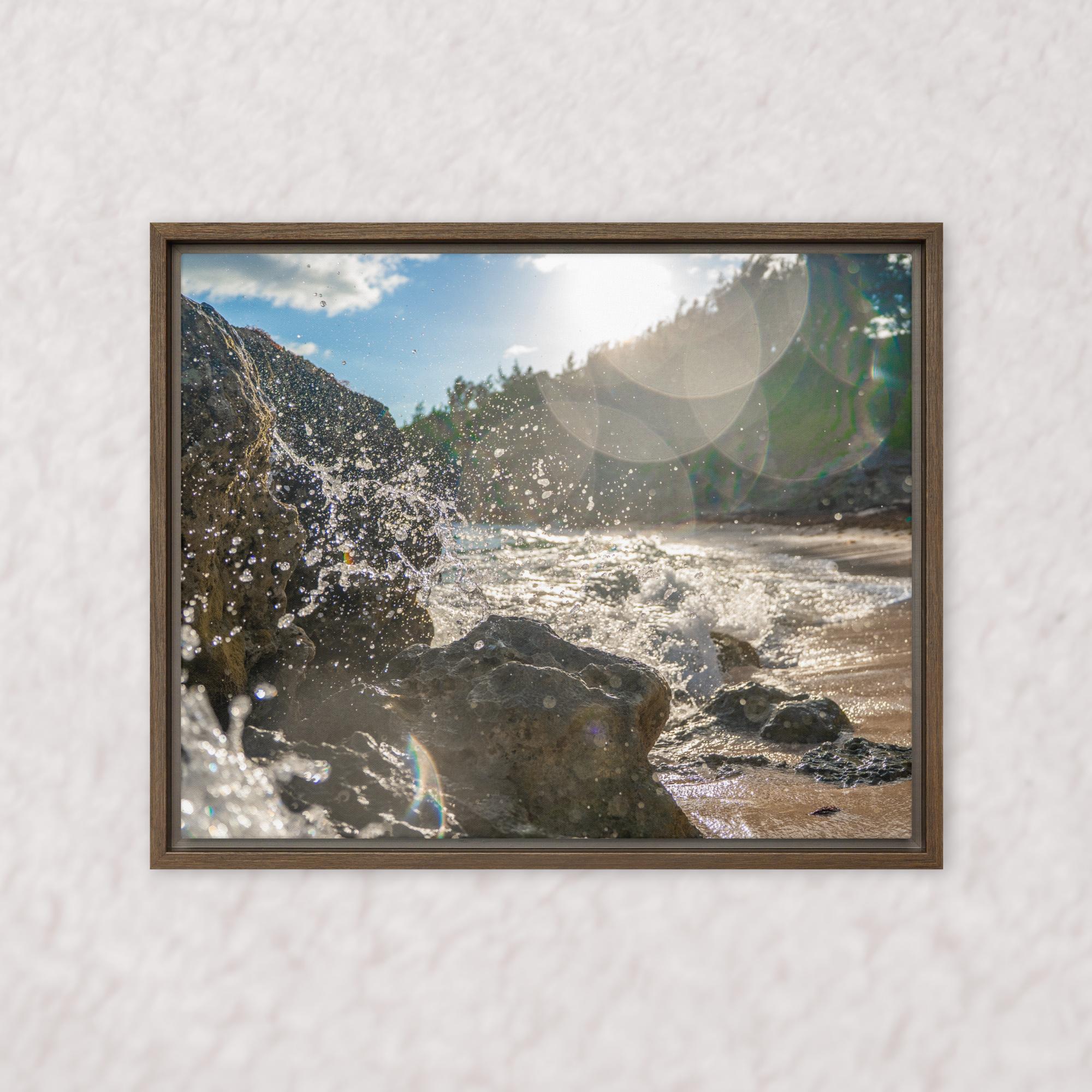 Shimmering Surge (Framed)