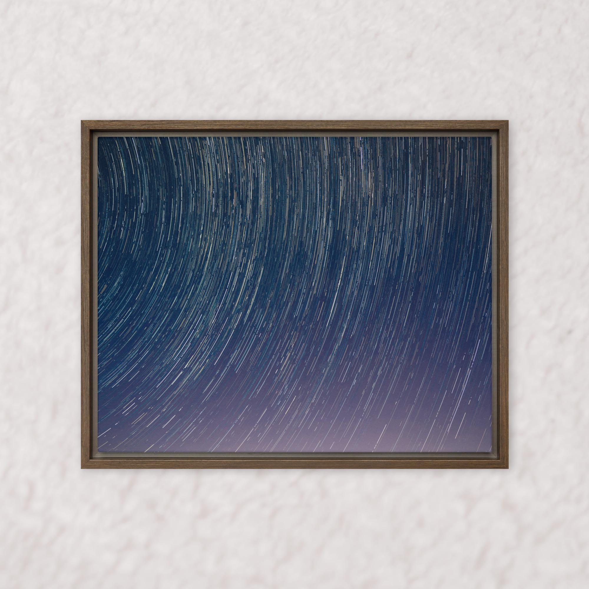 Midnight Spirals (Framed)