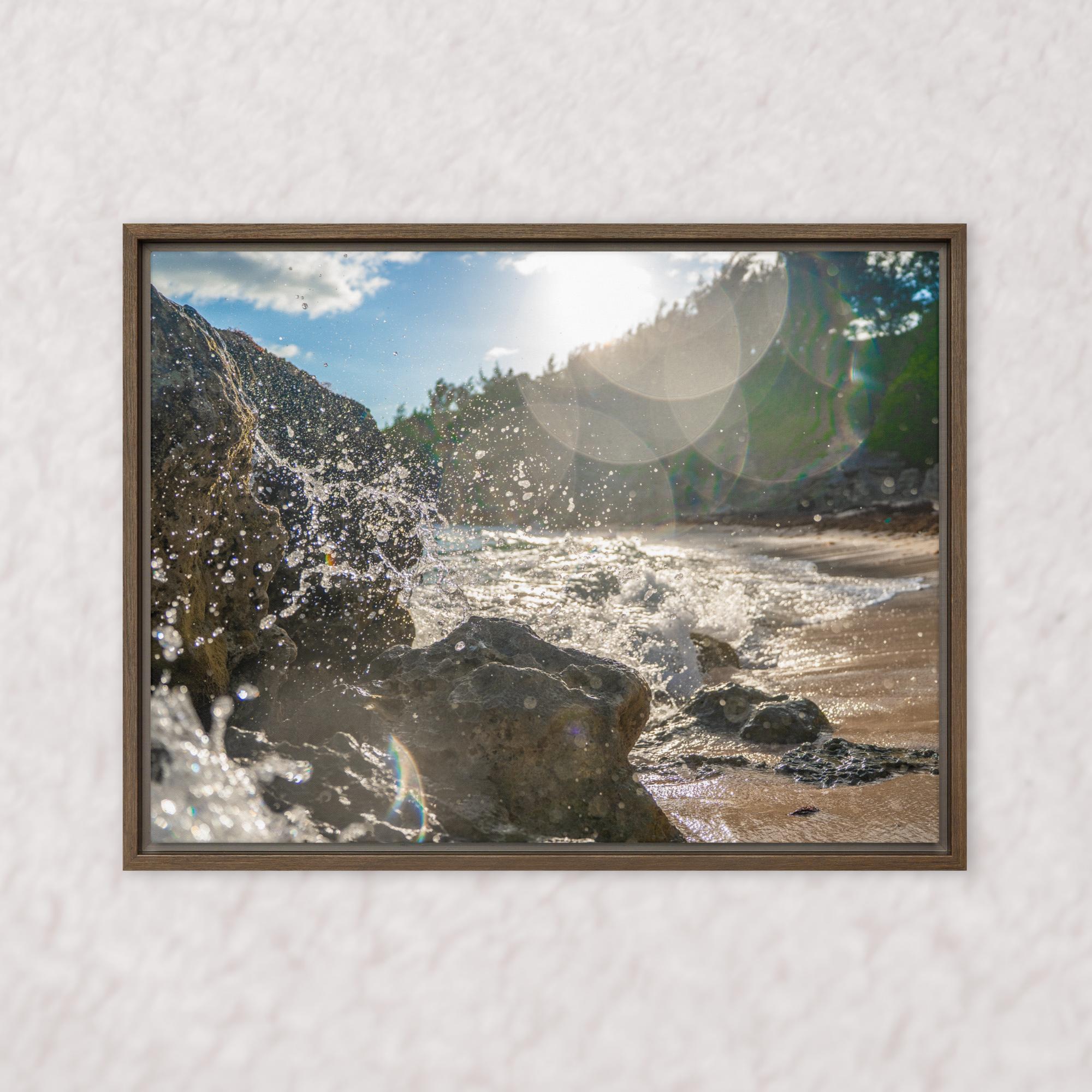 Shimmering Surge (Framed)