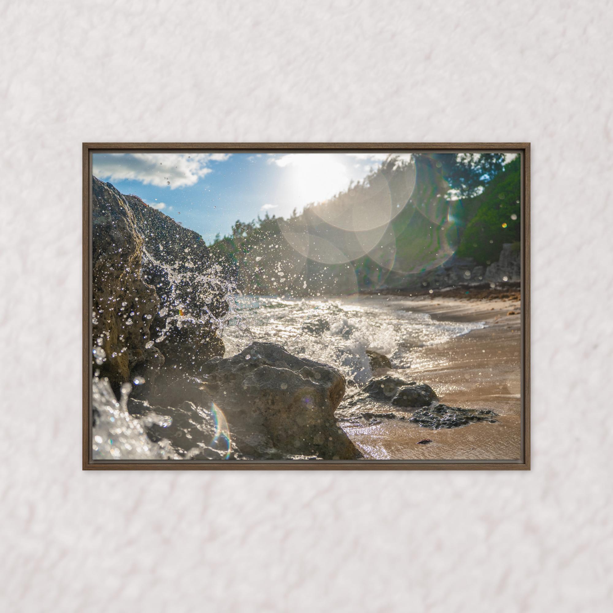 Shimmering Surge (Framed)