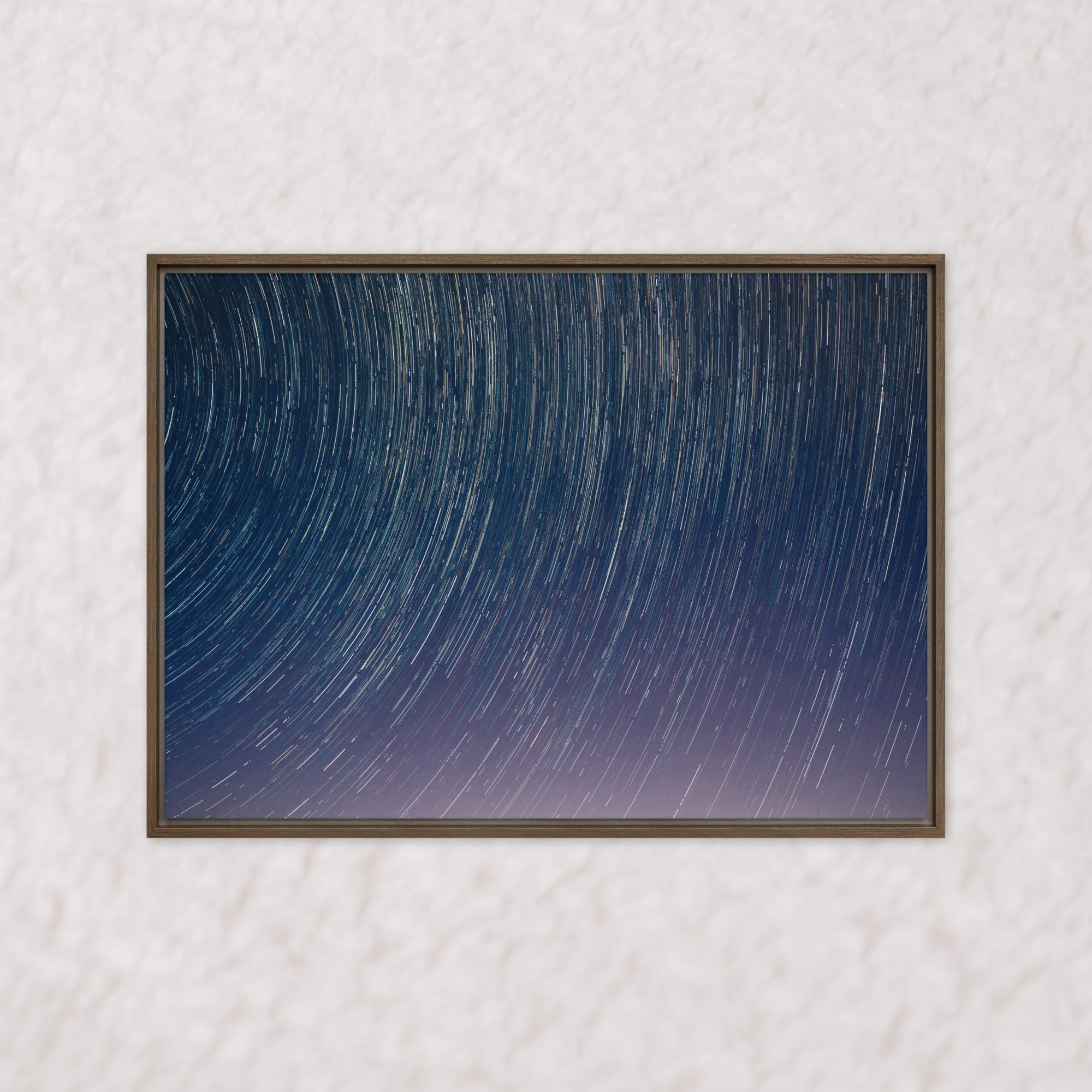 Midnight Spirals (Framed)