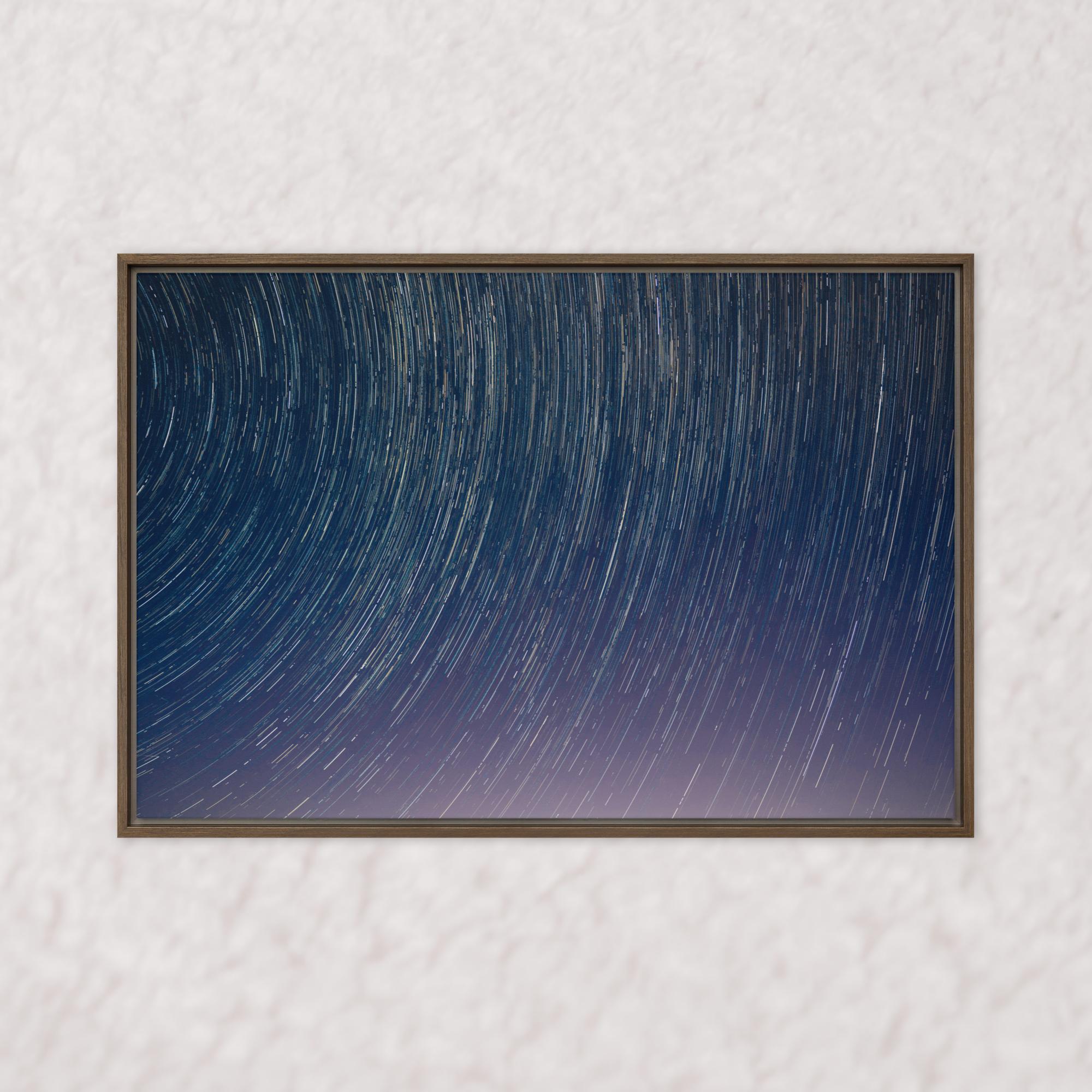Midnight Spirals (Framed)
