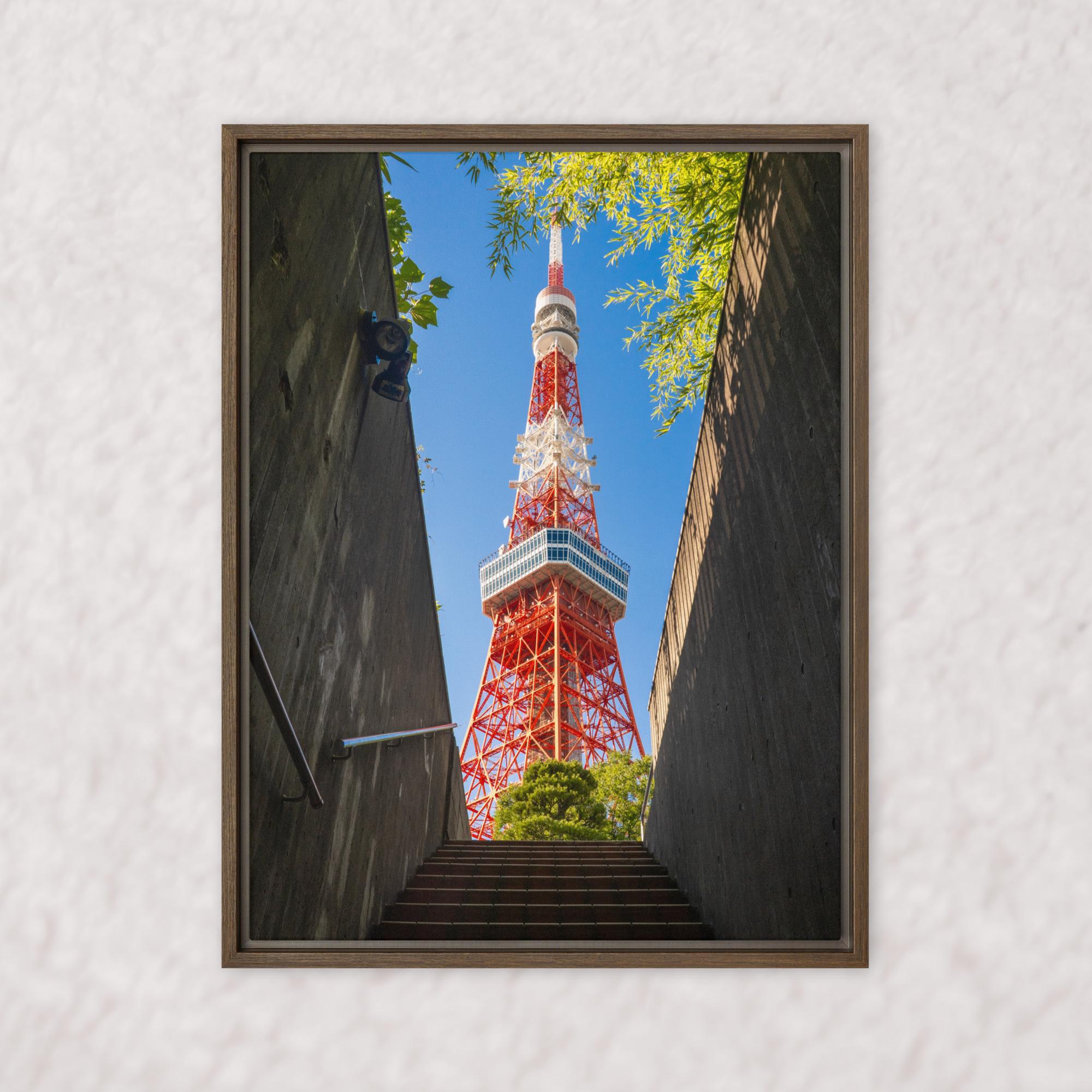 Tokyo Tower Rising (Framed)