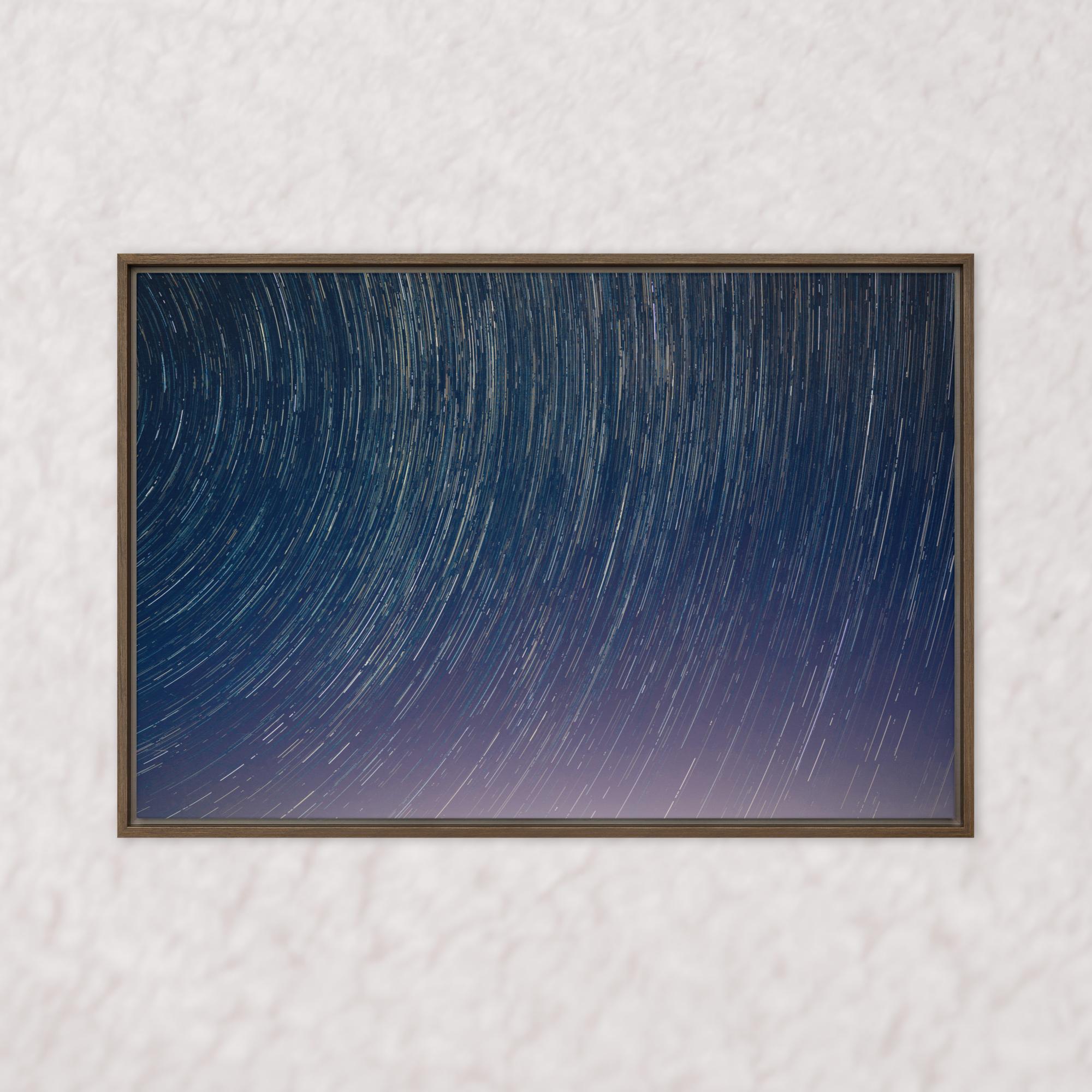 Midnight Spirals (Framed)