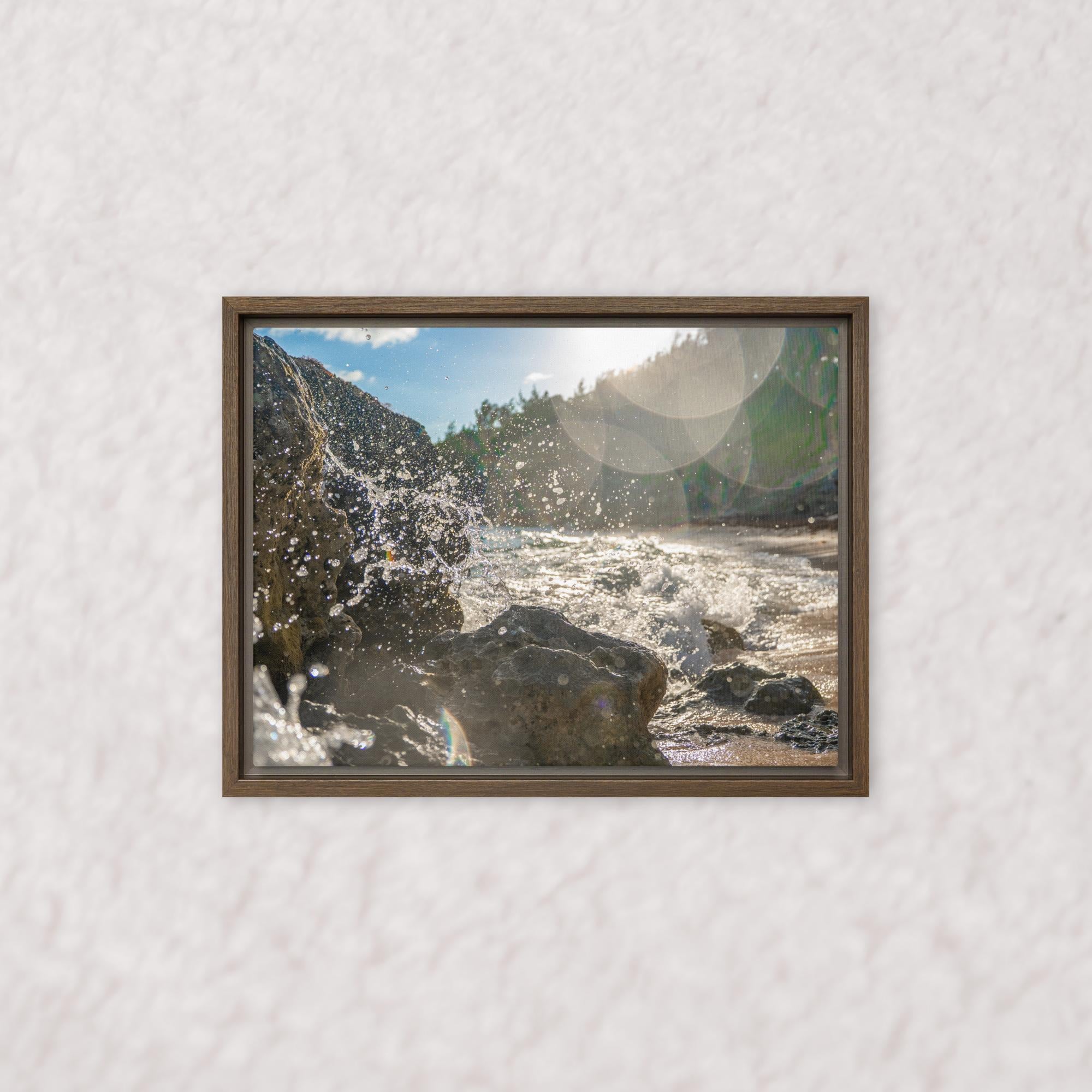 Shimmering Surge (Framed)