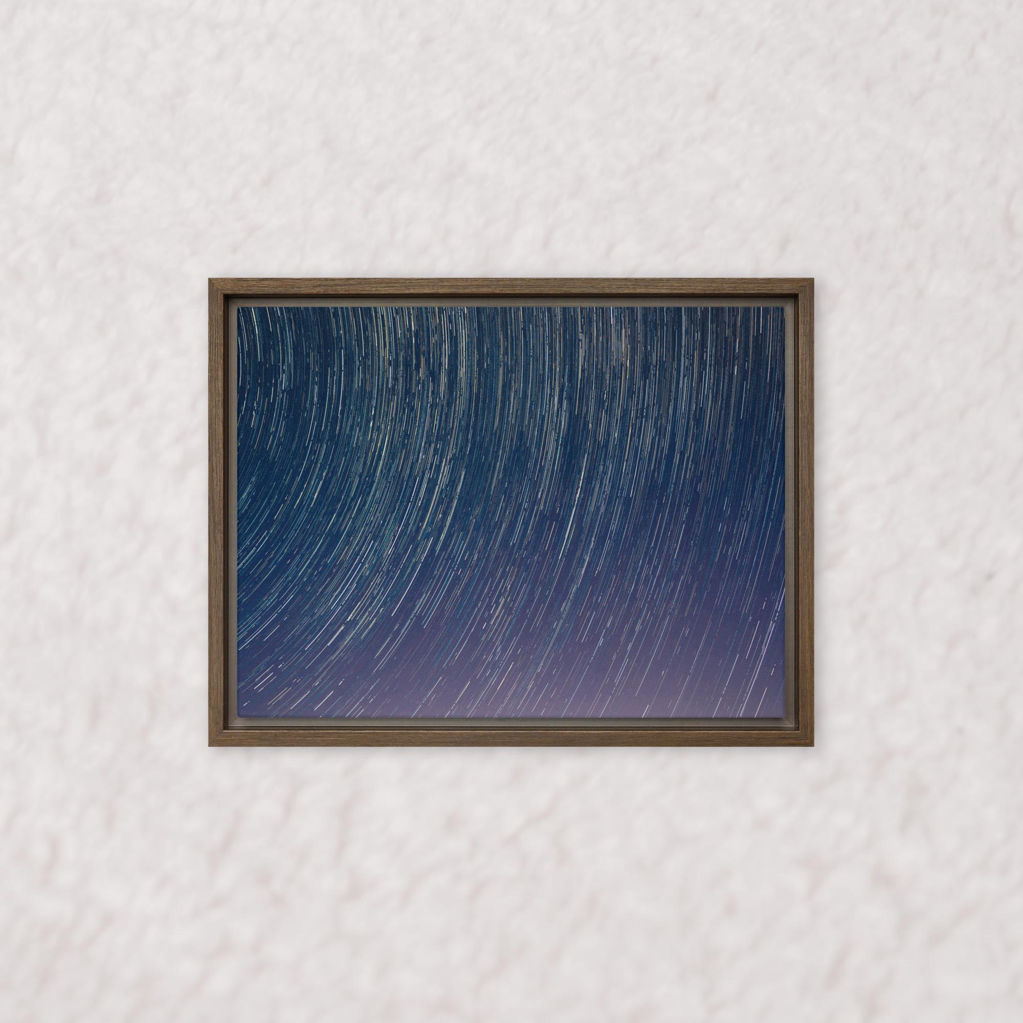 Midnight Spirals (Framed)