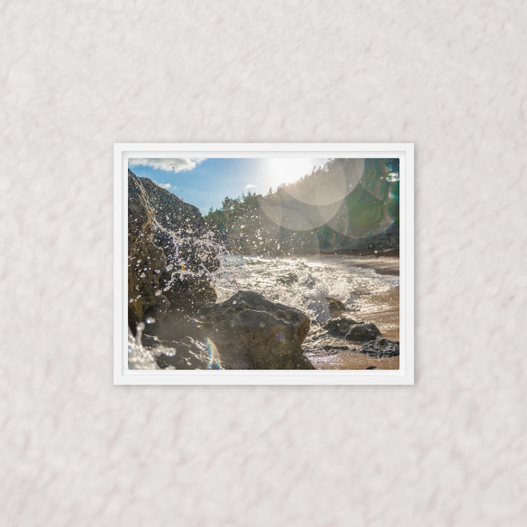 Shimmering Surge (Framed)