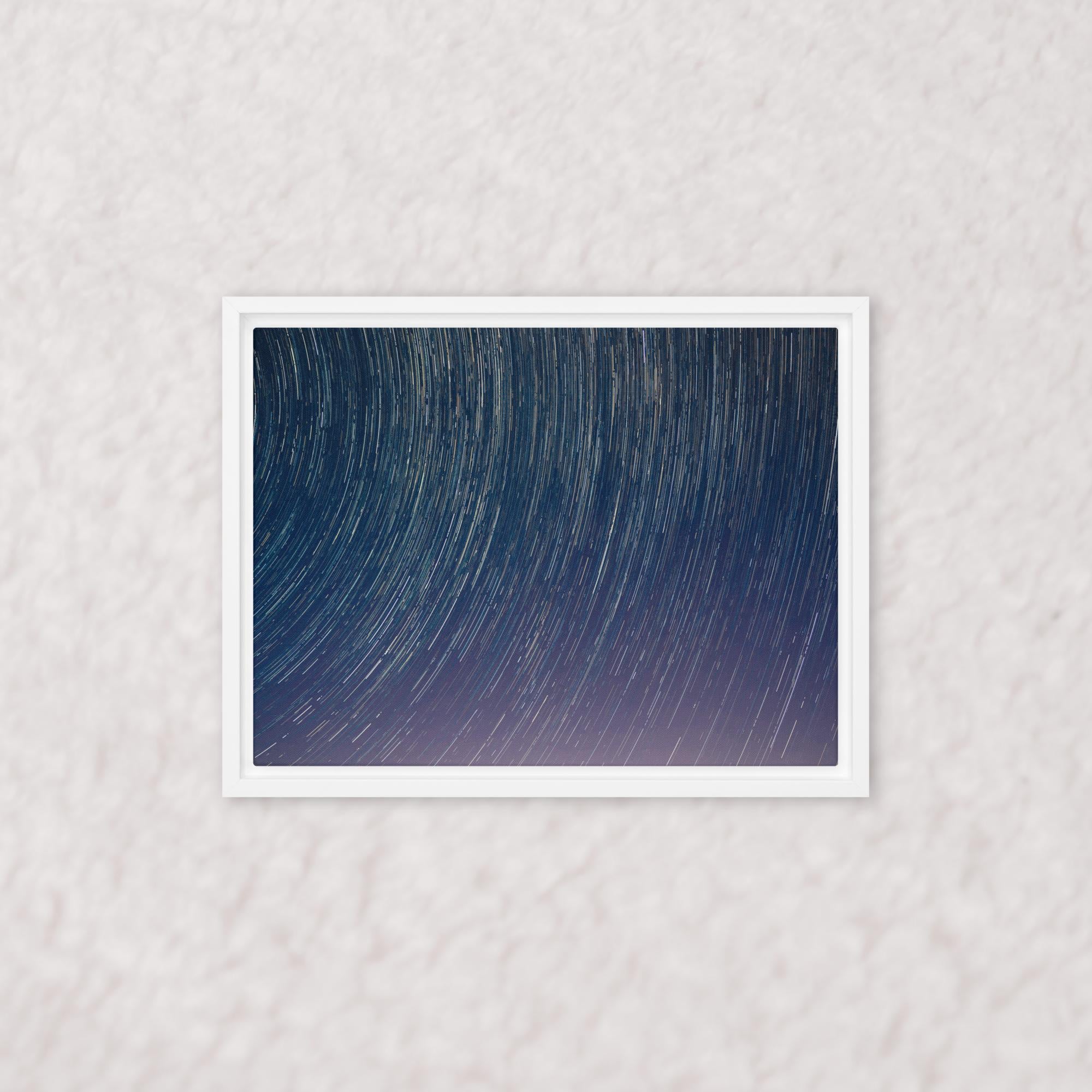 Midnight Spirals (Framed)