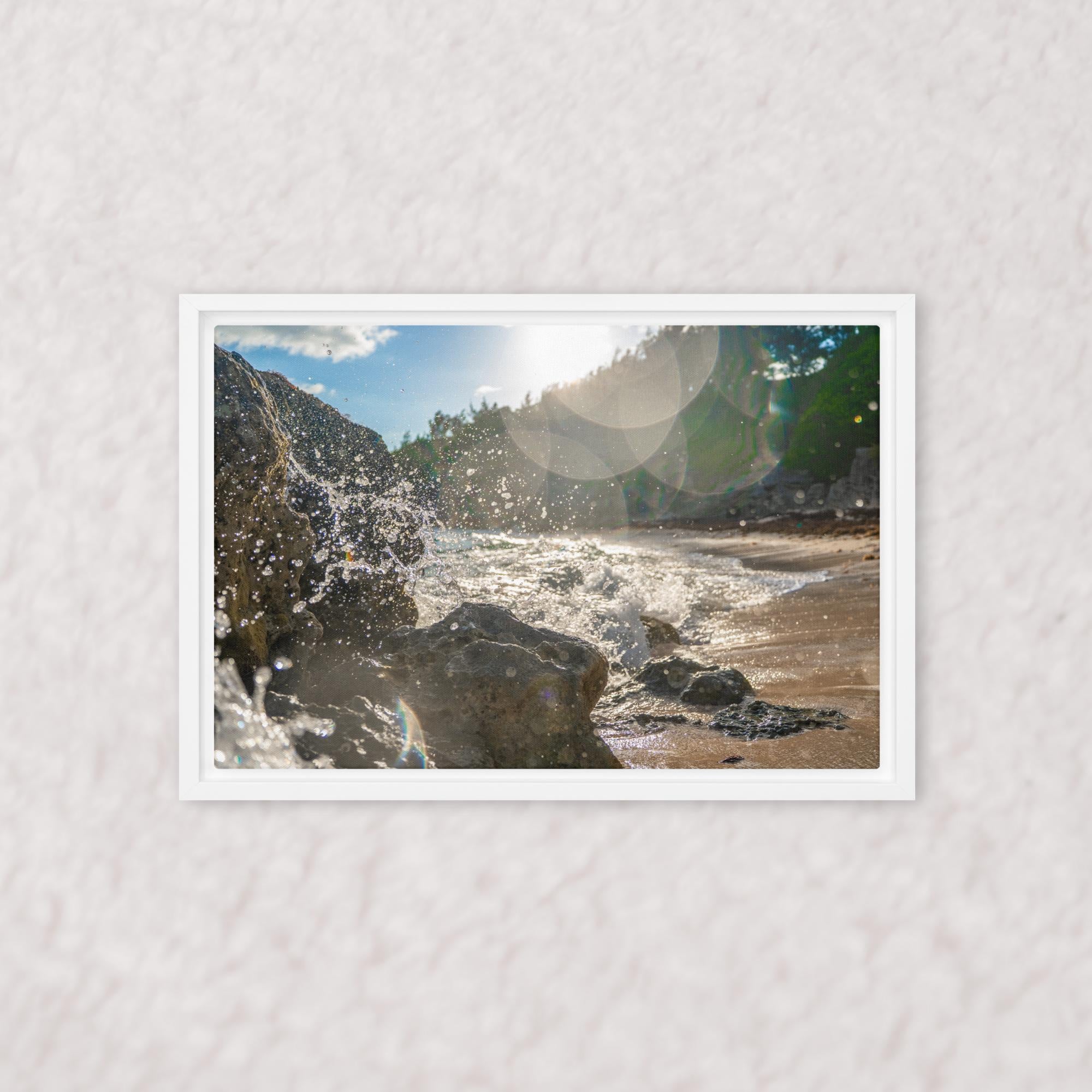 Shimmering Surge (Framed)