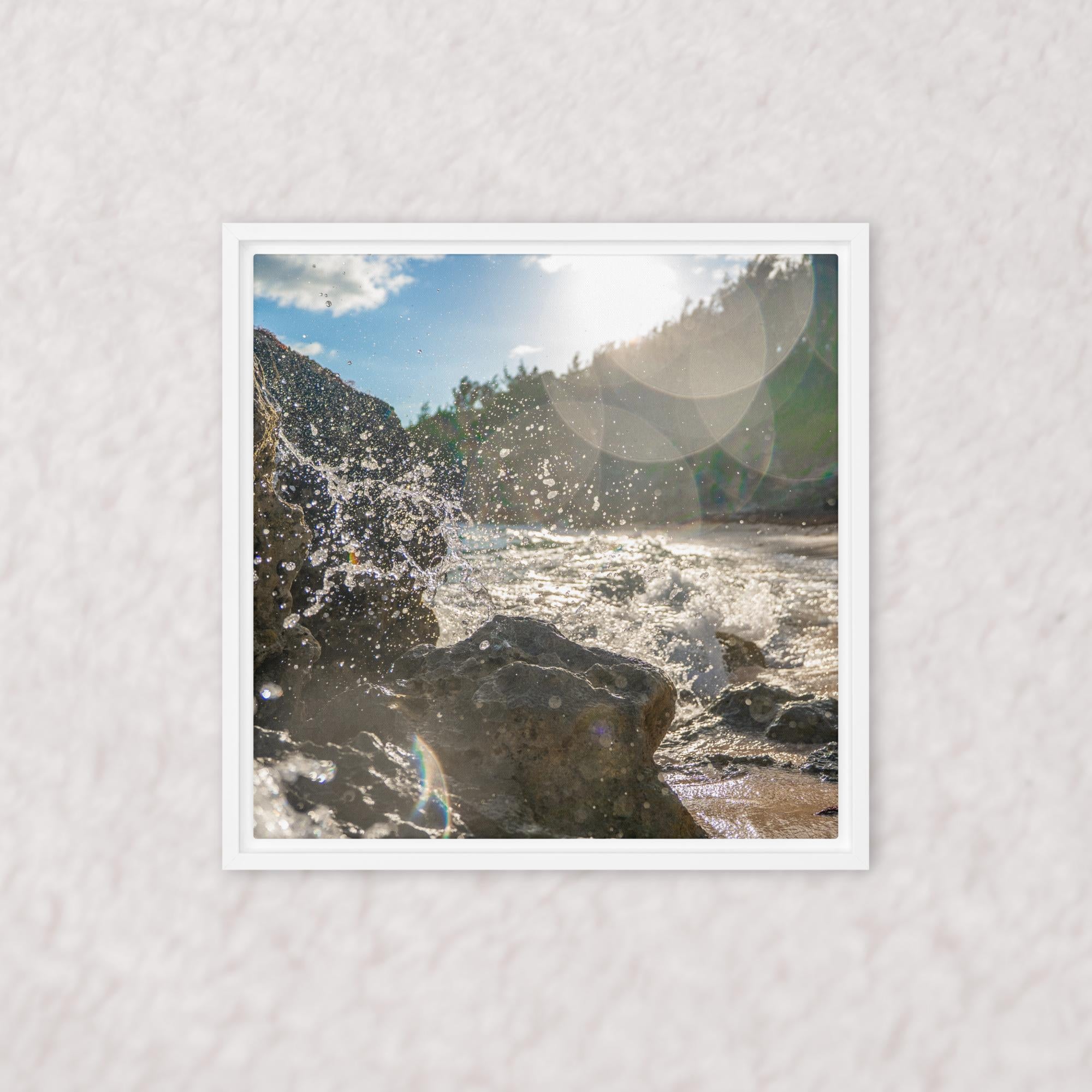 Shimmering Surge (Framed)