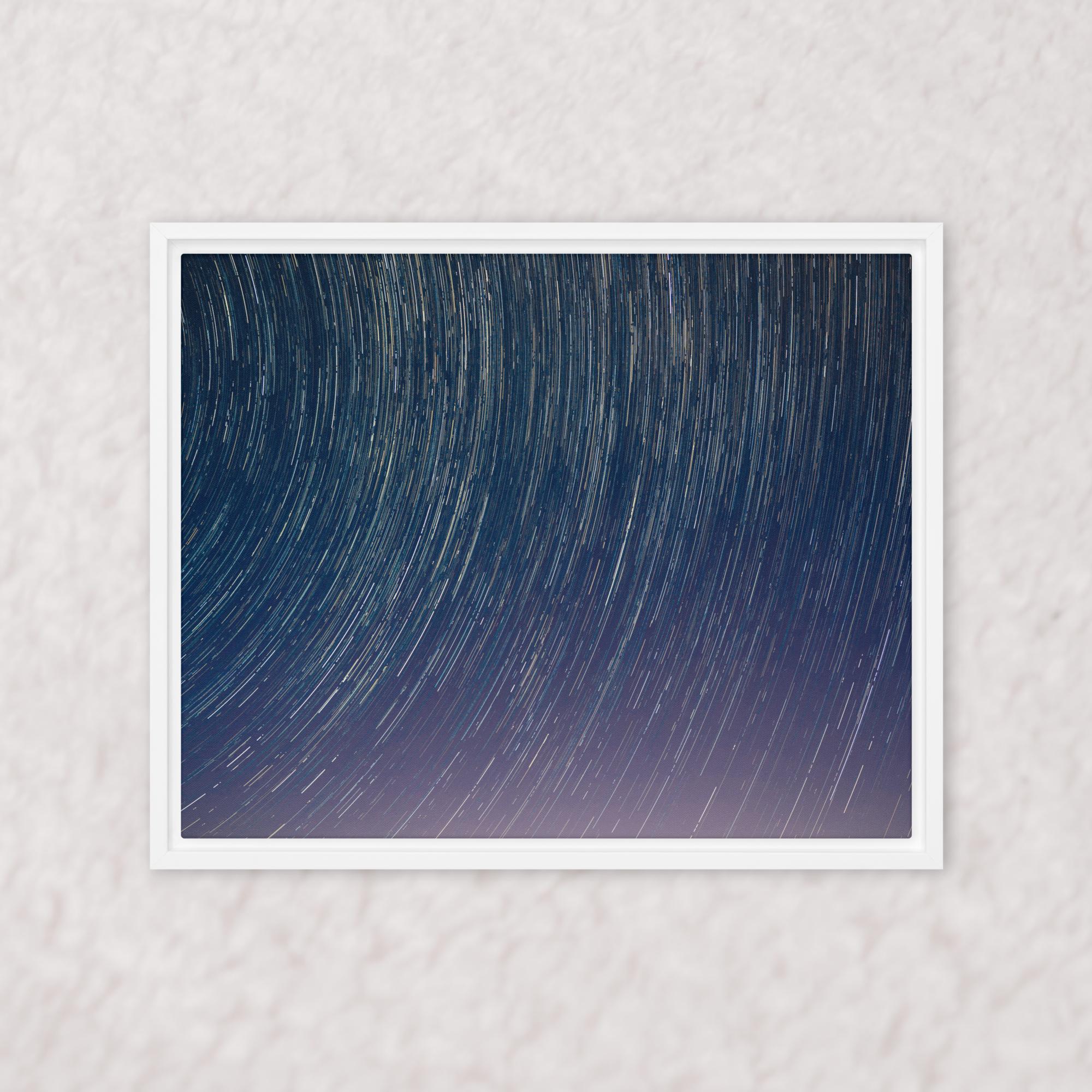 Midnight Spirals (Framed)