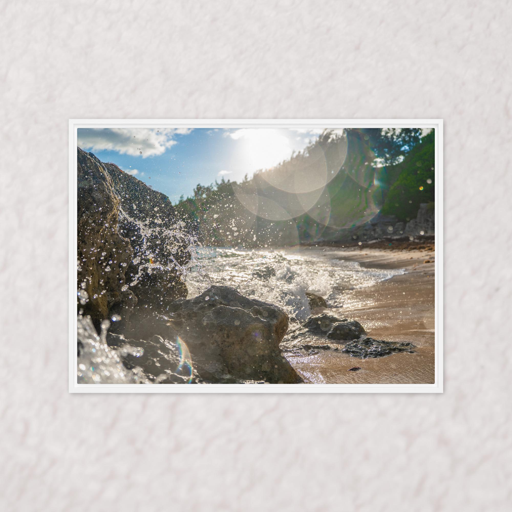 Shimmering Surge (Framed)