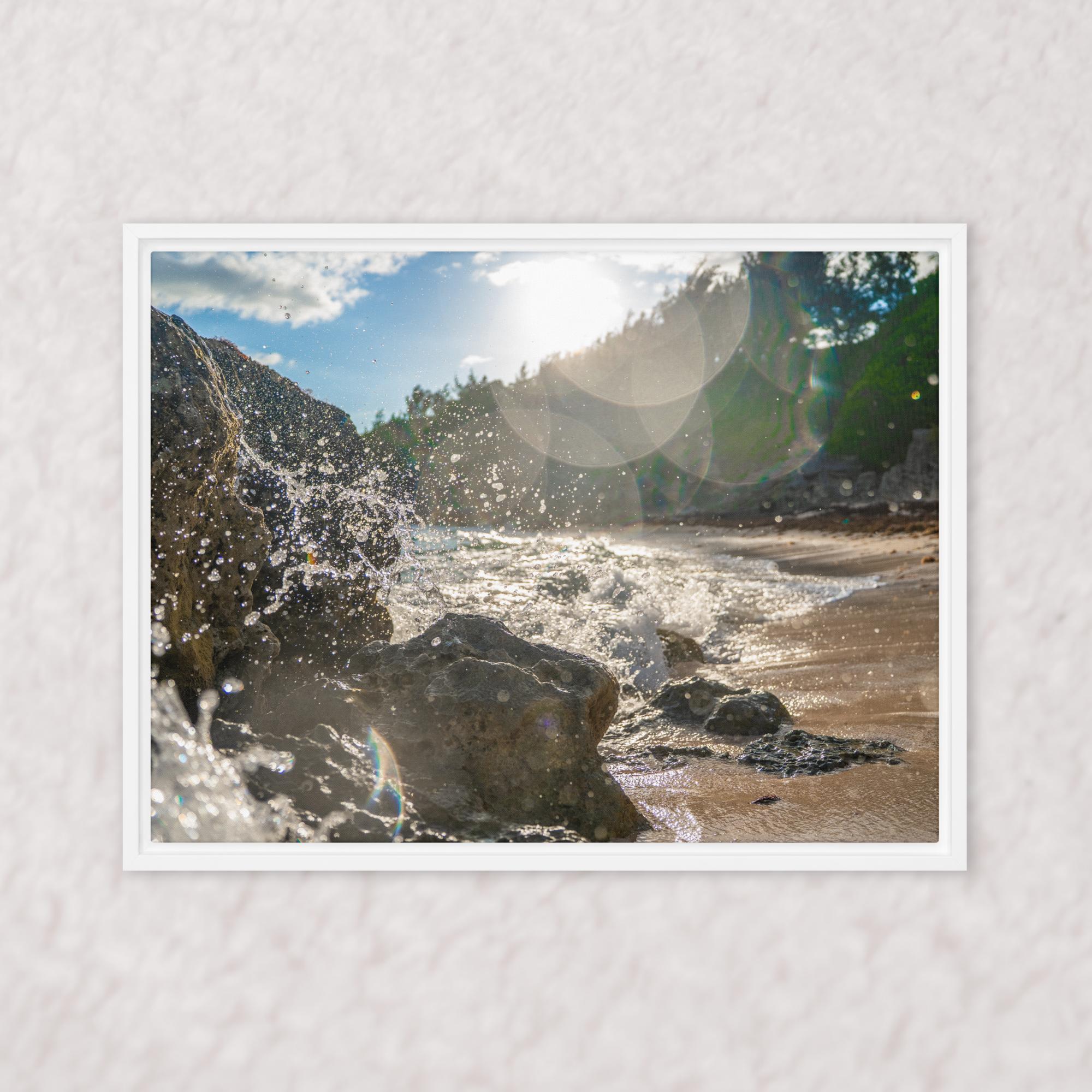 Shimmering Surge (Framed)