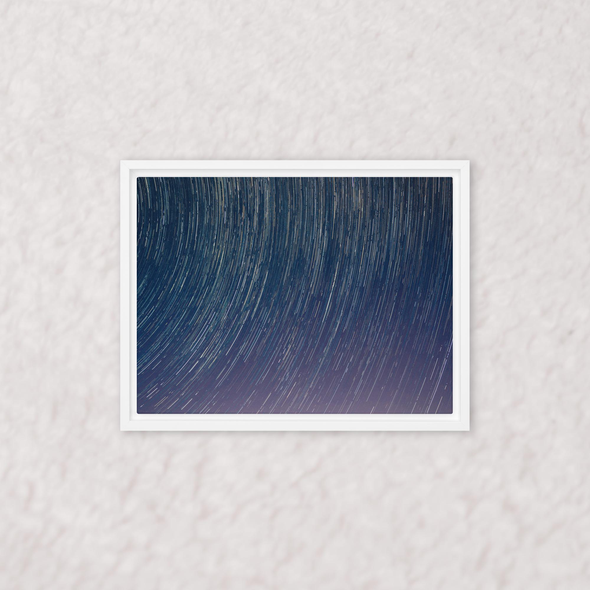 Midnight Spirals (Framed)